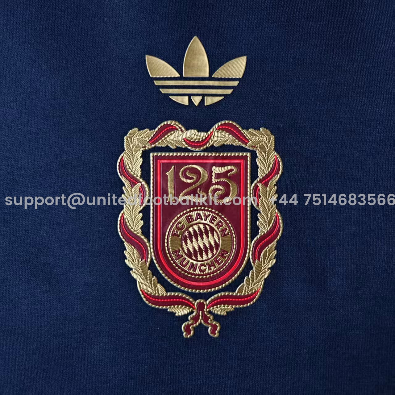 Unitedfootballkit.com | Bayern Munich 2025 125th Anniversary Unisex Pullover Hoodie -Customize Name, Number and Patch | Worldwide Shipping