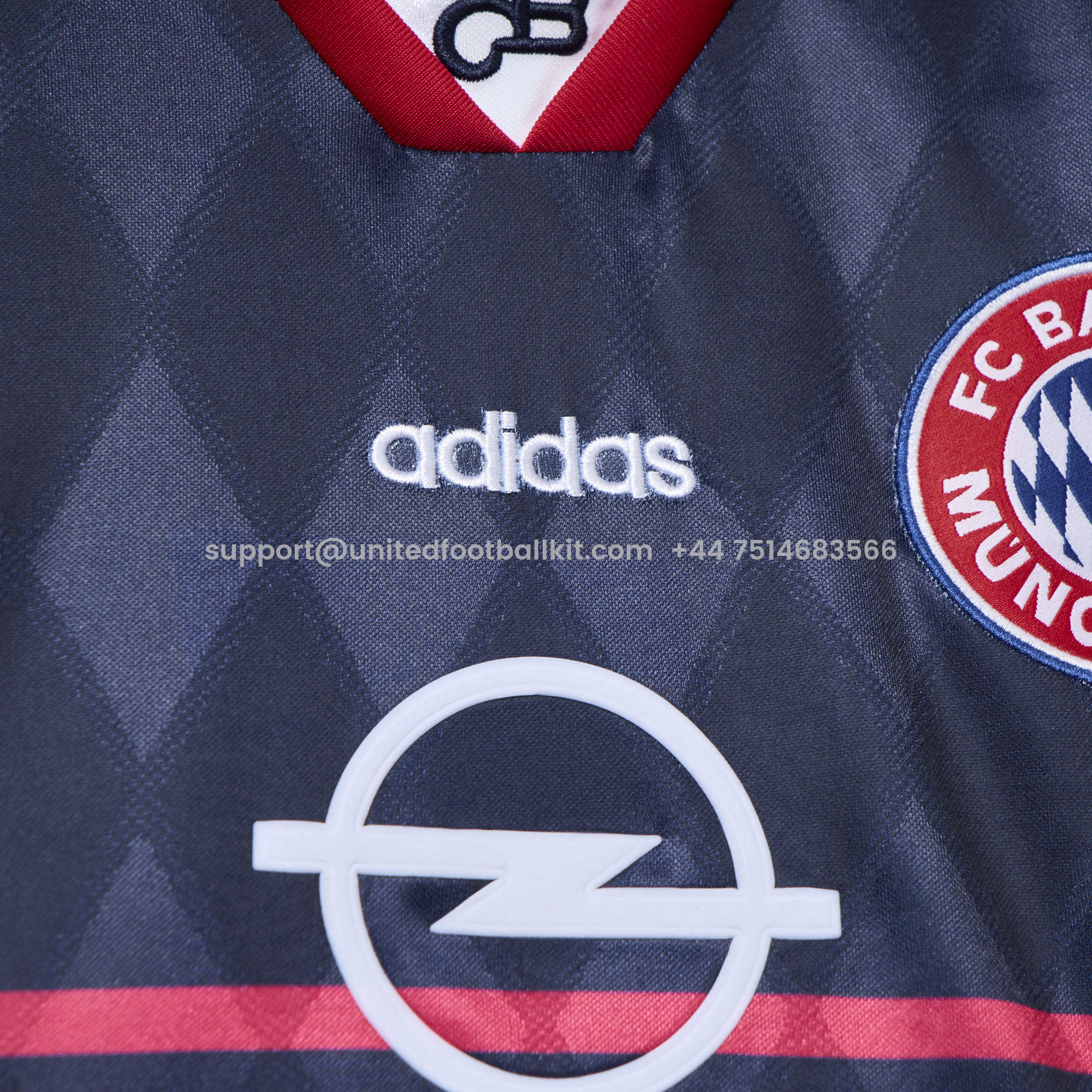 Unitedfootballkit.com | Retro Bayern Munich 1997-99 Home Stadium Jersey -Customize Name, Number and Patch | Worldwide Shipping