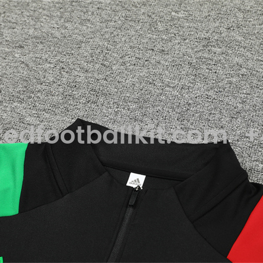 Unitedfootballkit.com | Arsenal 24-25 Long Sleeve Training Set - Black -Customize Name, Number and Patch | Worldwide Shipping
