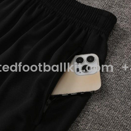 Unitedfootballkit.com | Liver.pool 24-25 Short-Sleeve Training Set - Black -Customize Name, Number and Patch | Worldwide Shipping