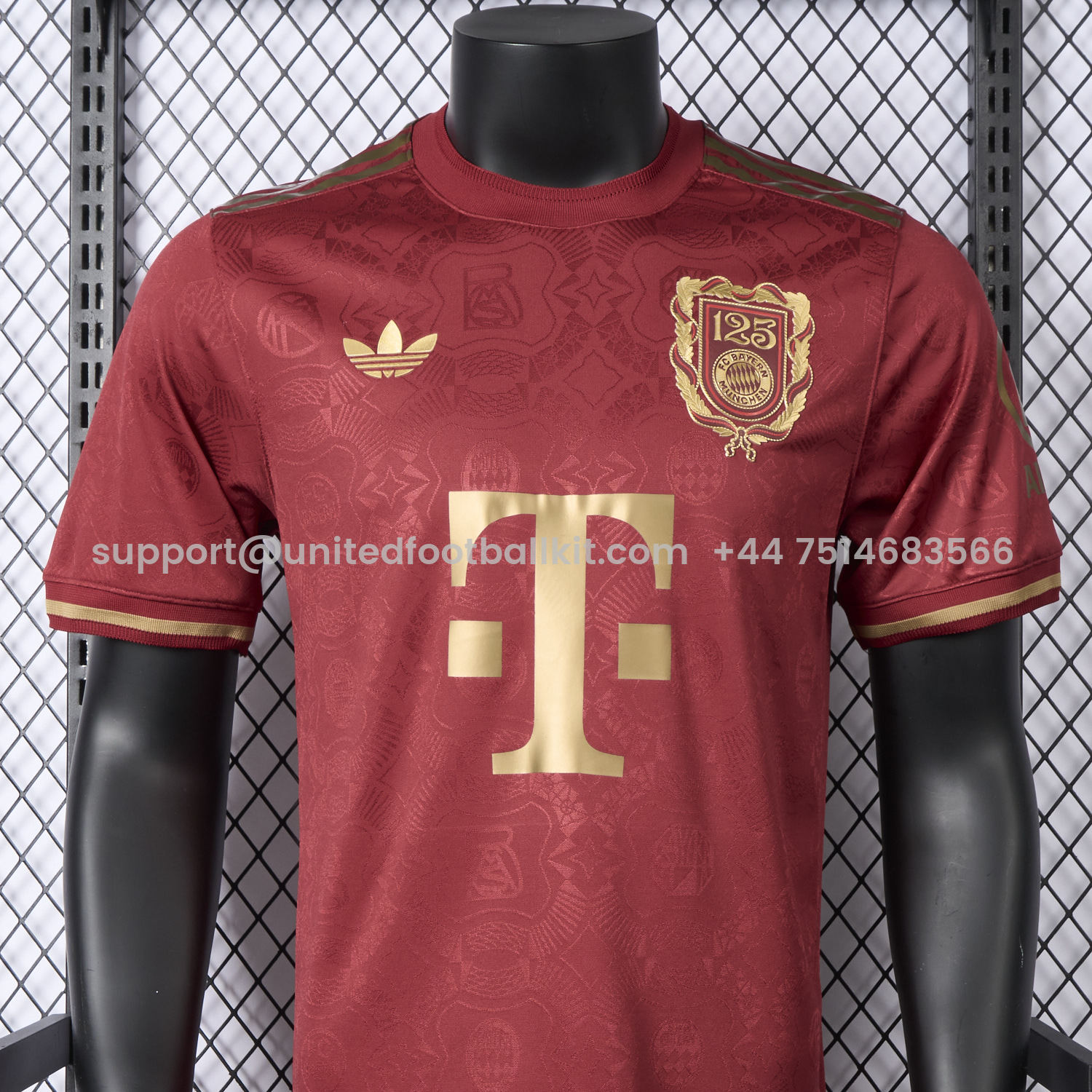 Unitedfootballkit.com | Bayern Munich 2025 125th Anniversary Jersey - Player Version -Customize Name, Number and Patch | Worldwide Shipping