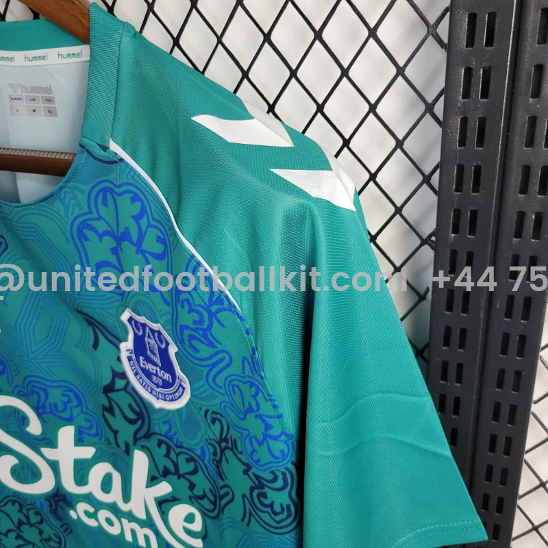 Unitedfootballkit.com | Everton 24-25 Shamrock Pre-match Jersey - Fans Version -Customize Name, Number and Patch | Worldwide Shipping