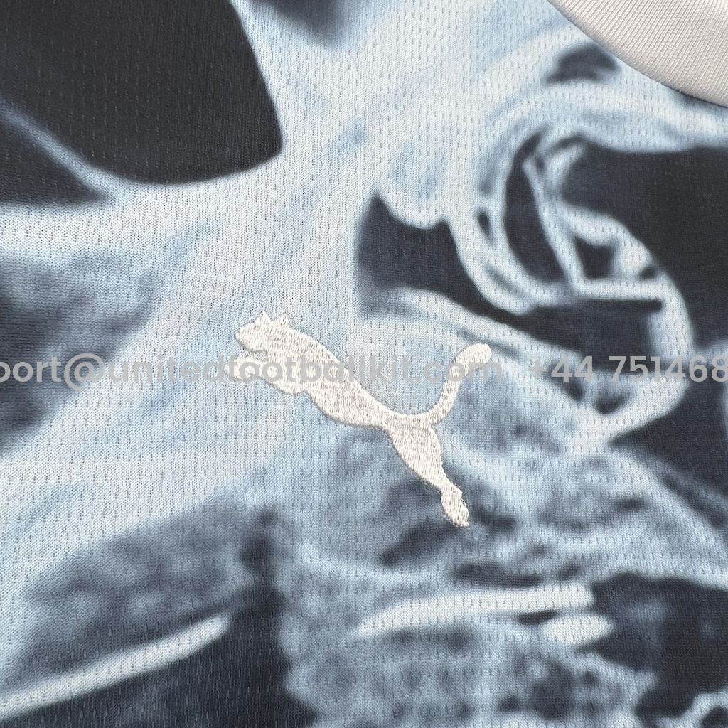 Unitedfootballkit.com | Manchester City 24-25 Black X-ray Fan-designed Special Edition Jersey - Fans Version -Customize Name, Number and Patch | Worldwide Shipping