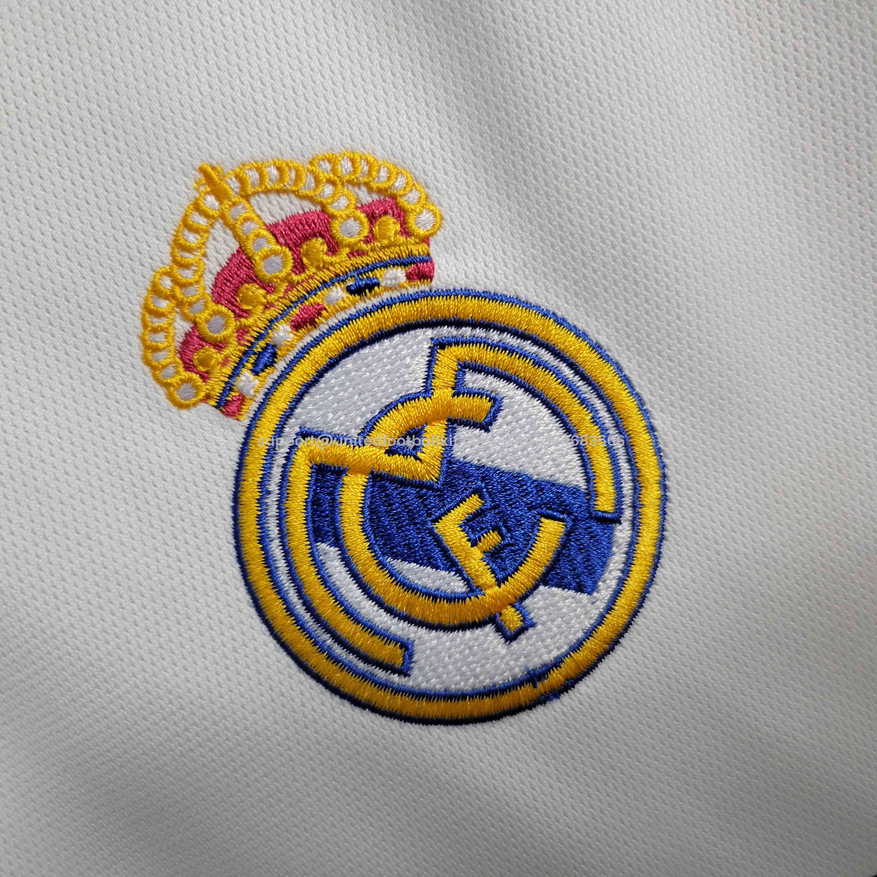 Unitedfootballkit.com | Real Madrid 23-24 Home Stadium Jersey - Fans Version -Customize Name, Number and Patch | Worldwide Shipping