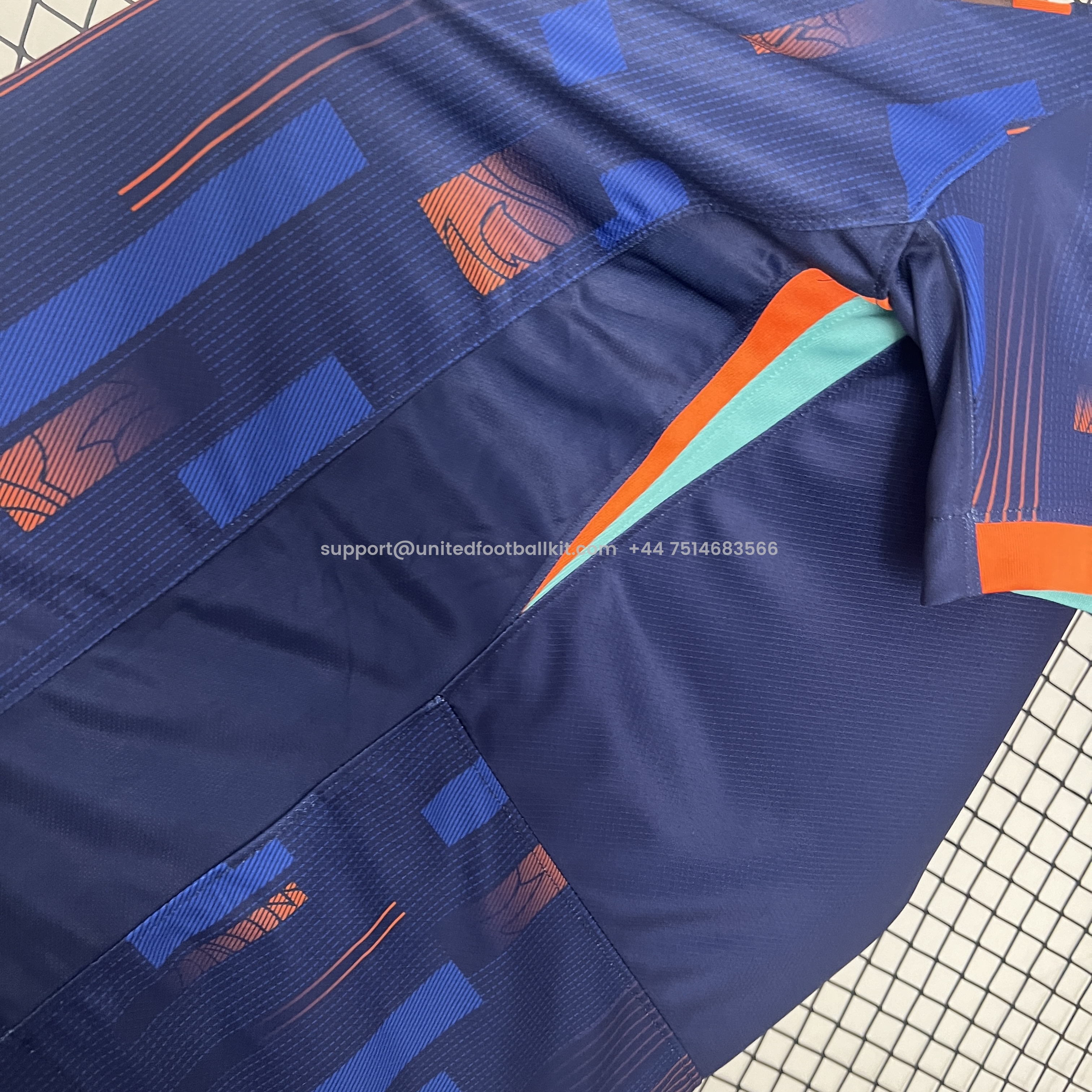 Unitedfootballkit.com | Netherlands 2024 Away Jersey - Fans Version -Customize Name, Number and Patch | Worldwide Shipping