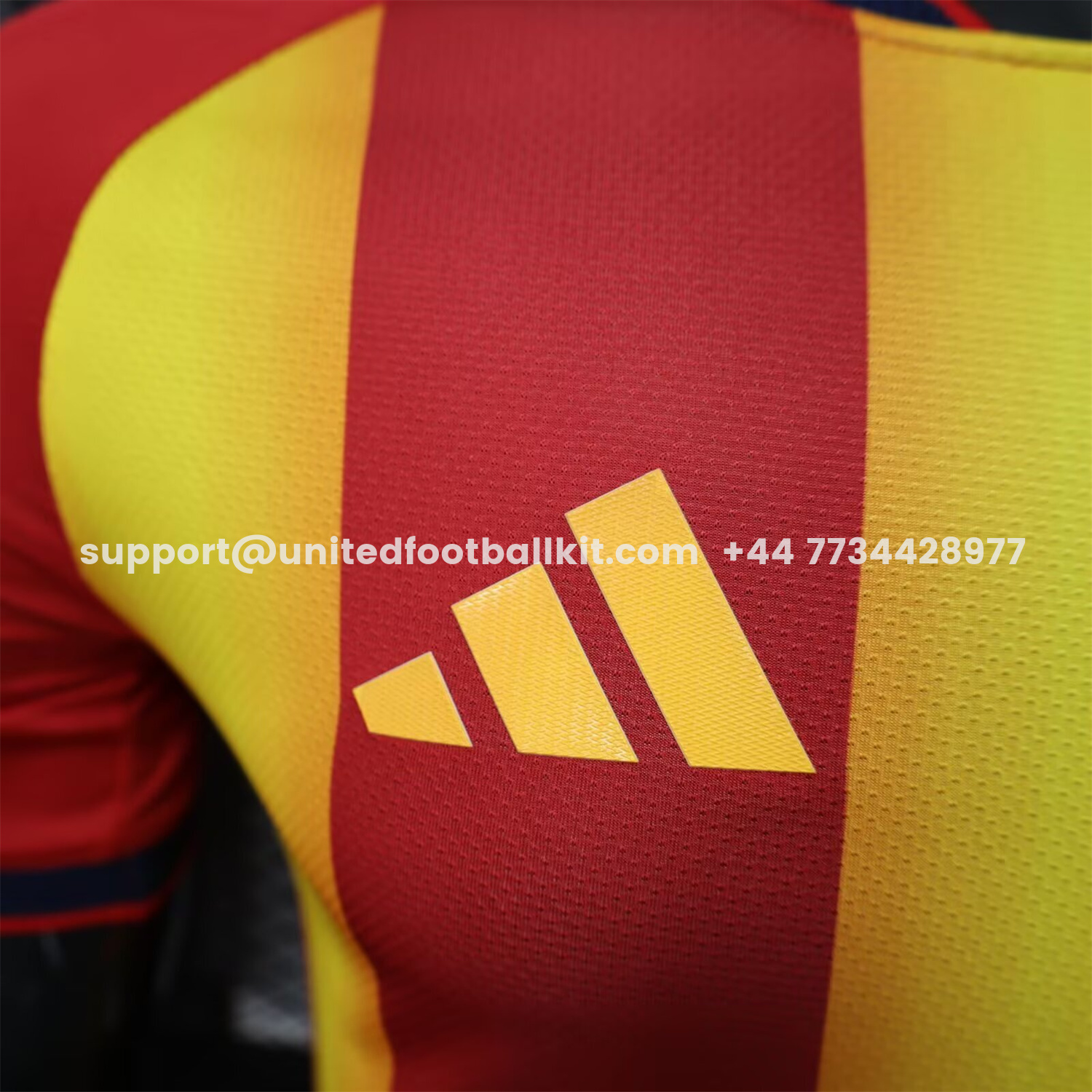 Unitedfootballkit.com | Spain 2026 Red And Yellow Stripes Special Jersey - Player Version -Customize Name, Number and Patch | Worldwide Shipping