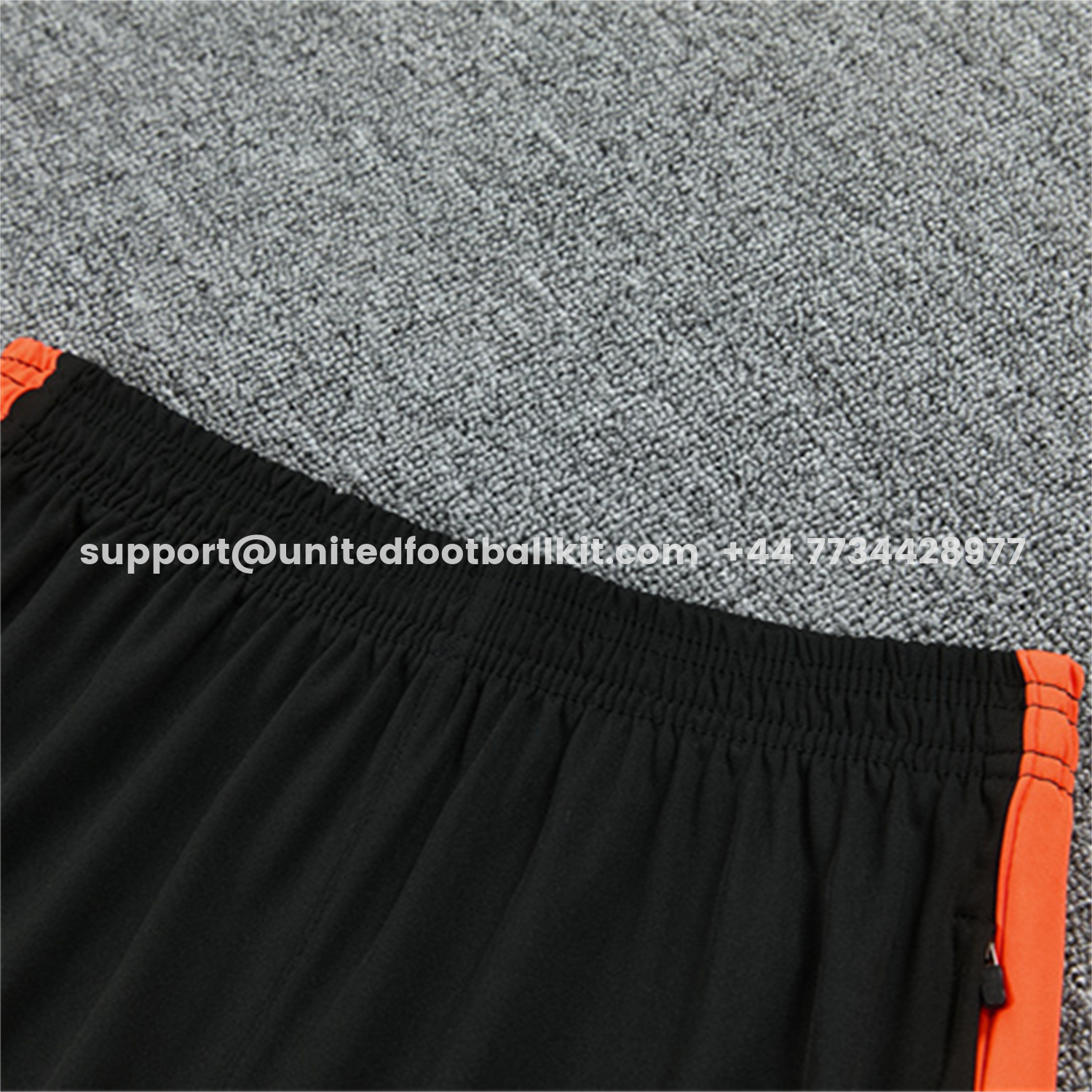 Unitedfootballkit.com | Netherlands 2026 Kids Long Sleeves Training Set - White With Orange Accents Top & Black Pants -Customize Name, Number and Patch | Worldwide Shipping