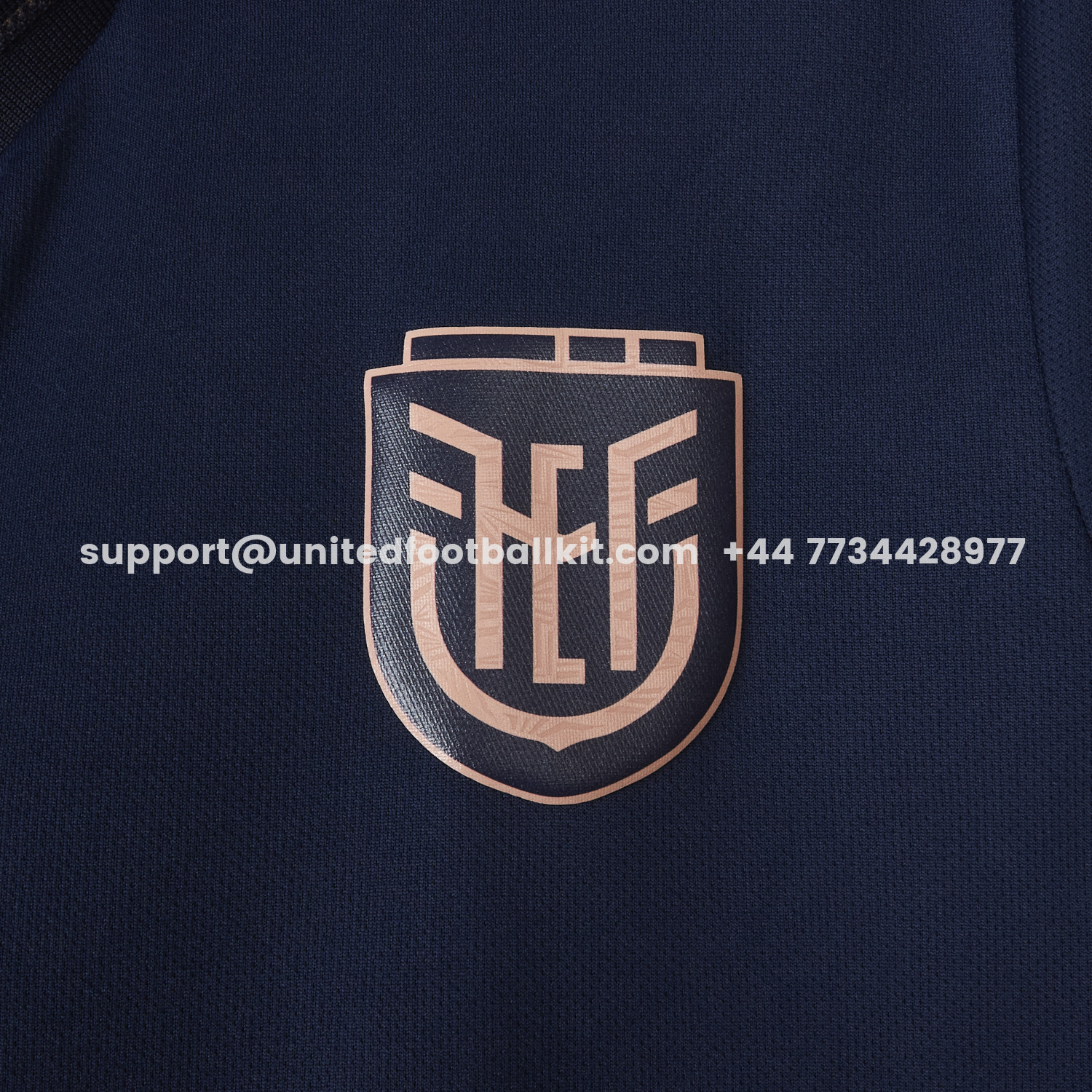 Unitedfootballkit.com | Ecuador 2026 Away Deep Blue Jersey - Fans Version -Customize Name, Number and Patch | Worldwide Shipping