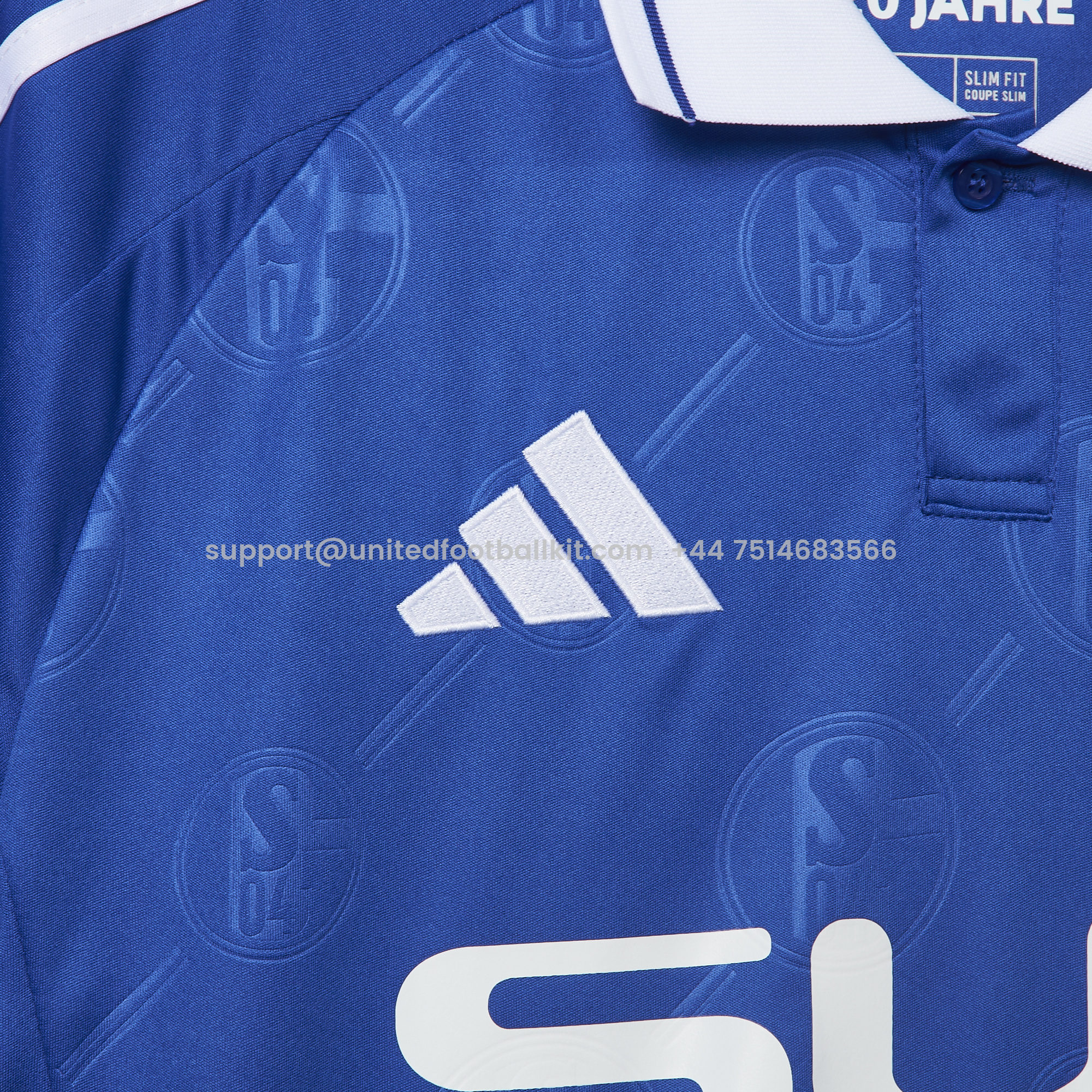 Unitedfootballkit.com | Schalke 04 24-25 Home Stadium Jersey - Fans Version -Customize Name, Number and Patch | Worldwide Shipping