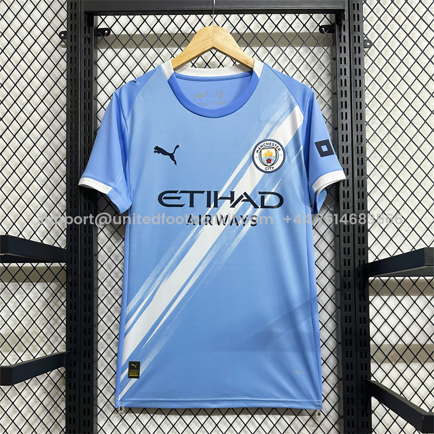 Unitedfootballkit.com | Manchester City 25-26 Home Jersey - Fans Version -Customize Name, Number and Patch | Worldwide Shipping