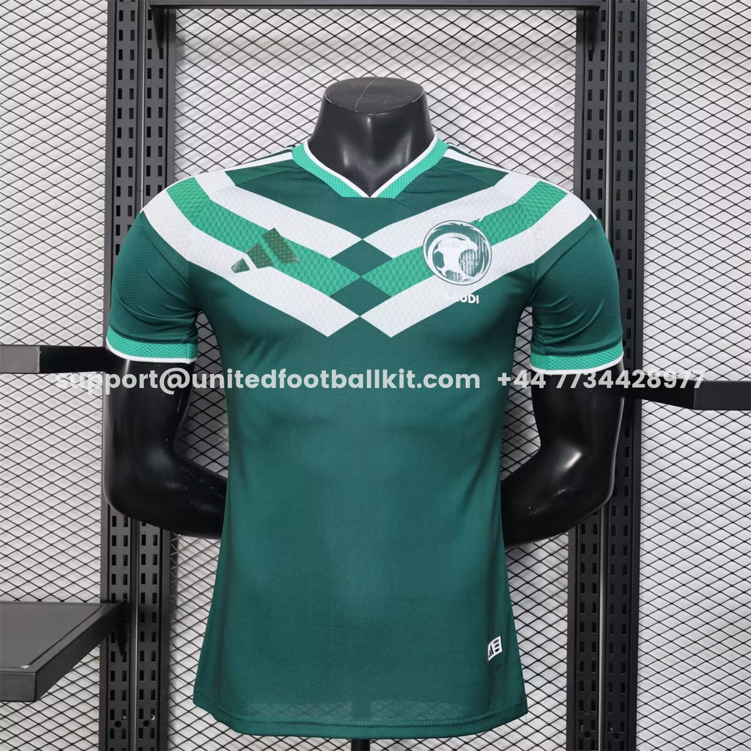 Unitedfootballkit.com | Saudi Arabia 2026 Shoulder Stripes Special Jersey - Player Version -Customize Name, Number and Patch | Worldwide Shipping