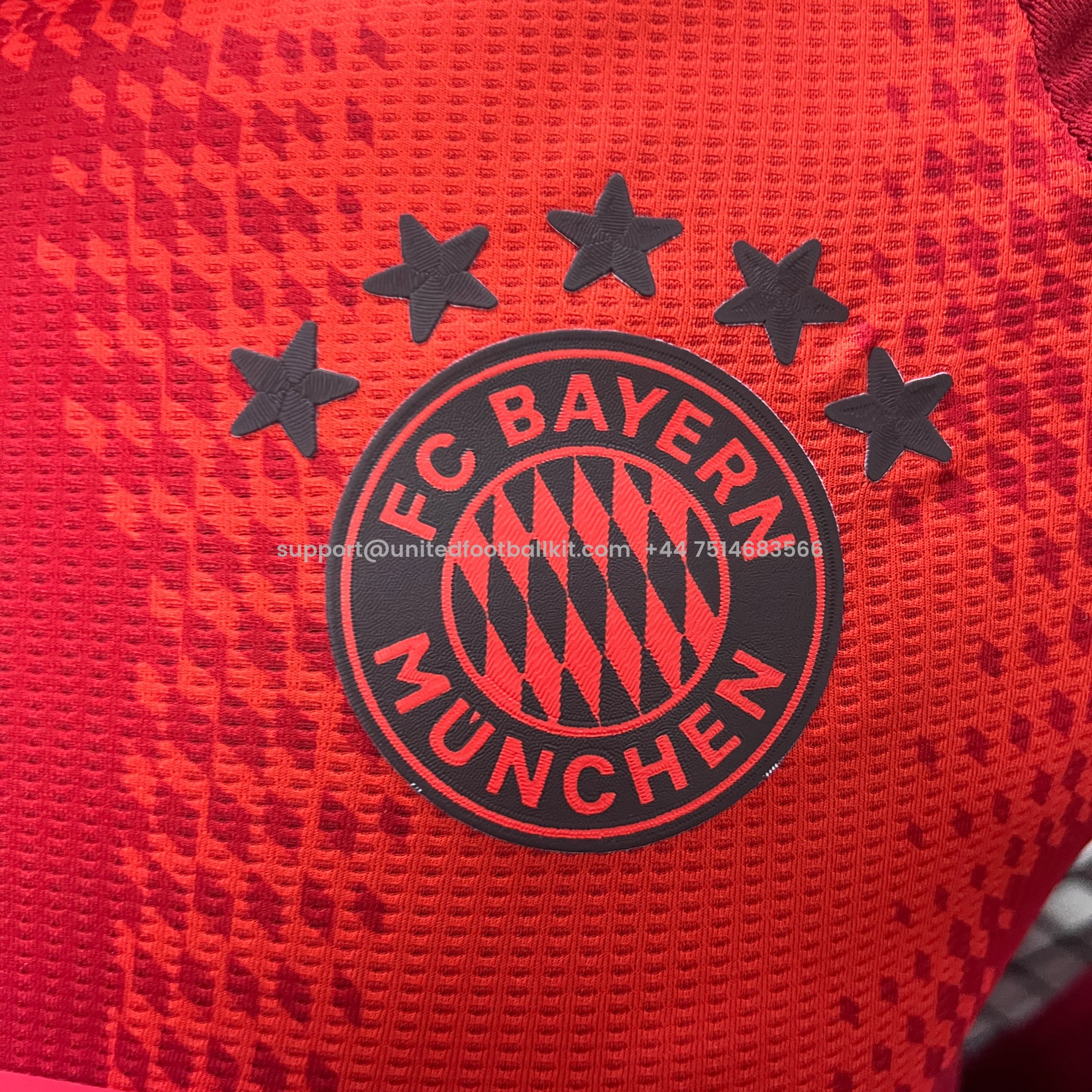 Unitedfootballkit.com | Bayern Munich 24-25 Home Long Sleeve Jersey - Player Version -Customize Name, Number and Patch | Worldwide Shipping