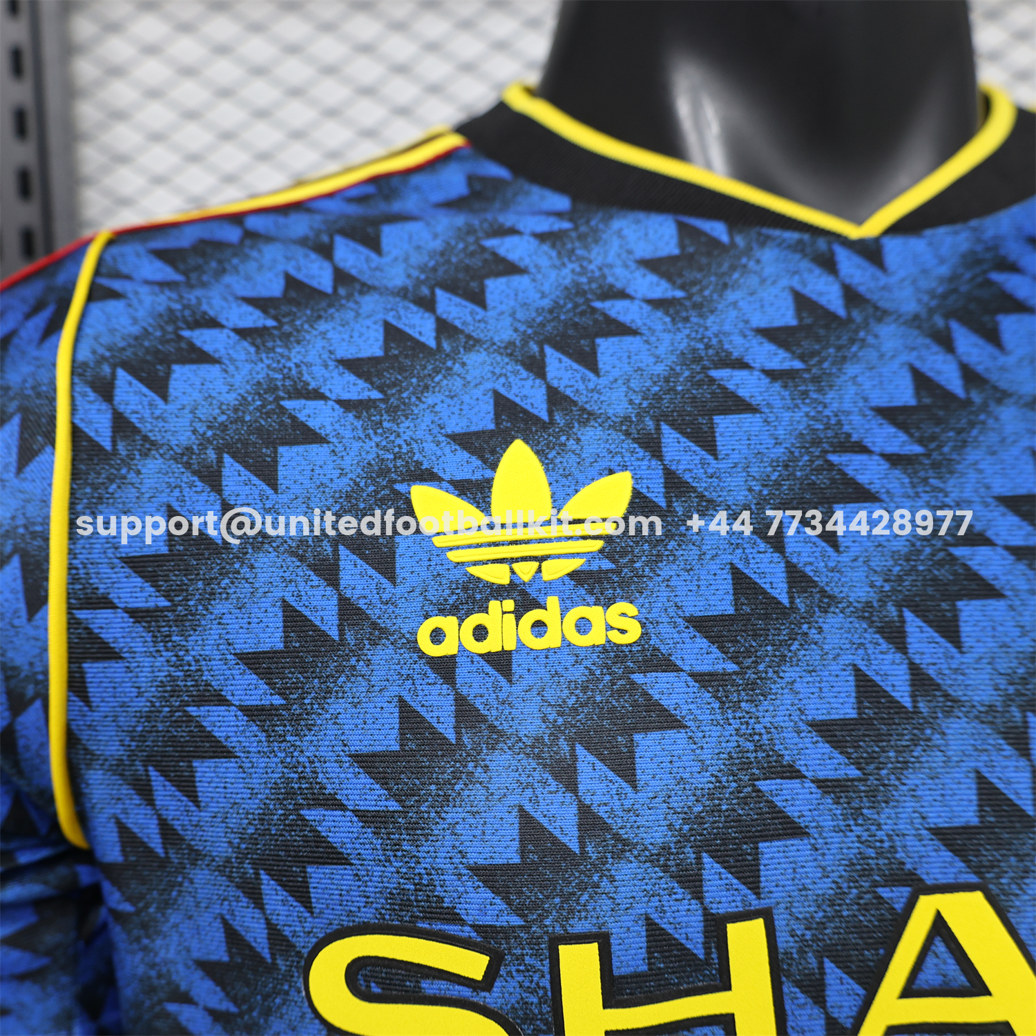 Unitedfootballkit.com | Manchester United 26-27 Retro Style Casual Dark Blue Special Jersey - Player Version -Customize Name, Number and Patch | Worldwide Shipping