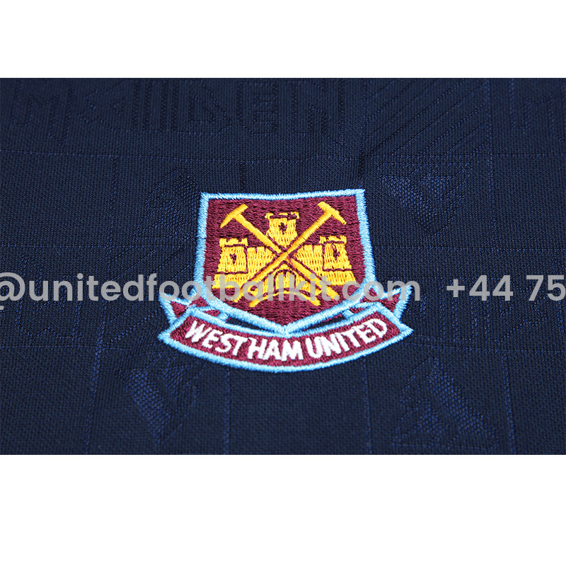 Unitedfootballkit.com | Retro Iron Maiden x West Ham 1999-01 Home Stadium Jersey -Customize Name, Number and Patch | Worldwide Shipping