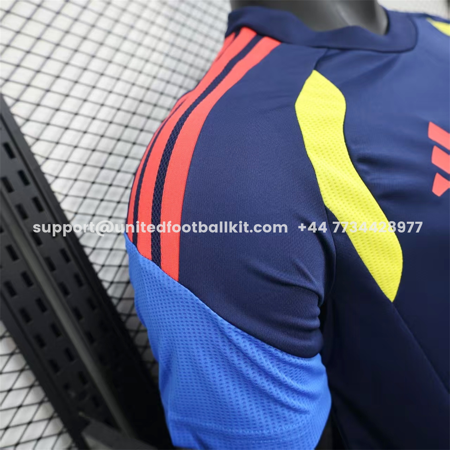 Unitedfootballkit.com | Colombia 2026 Dark Blue Pre-Match Training Jersey - Player Version -Customize Name, Number and Patch | Worldwide Shipping