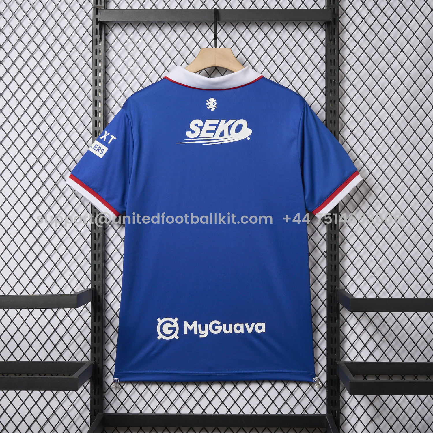 Unitedfootballkit.com | Glasgow Rangers 25-26 Home Jersey - Fans Version -Customize Name, Number and Patch | Worldwide Shipping