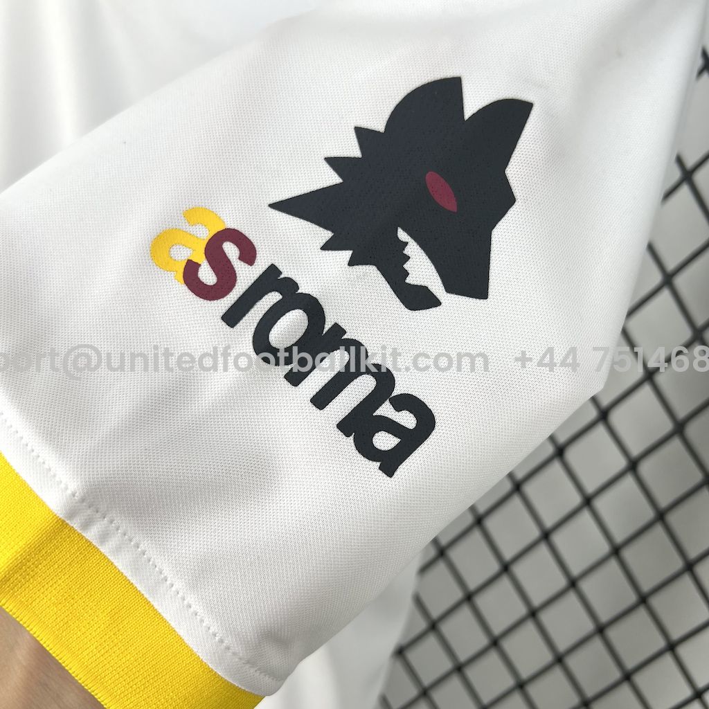 Unitedfootballkit.com | Retro AS Roma 1991-92 Away Jersey -Customize Name, Number and Patch | Worldwide Shipping