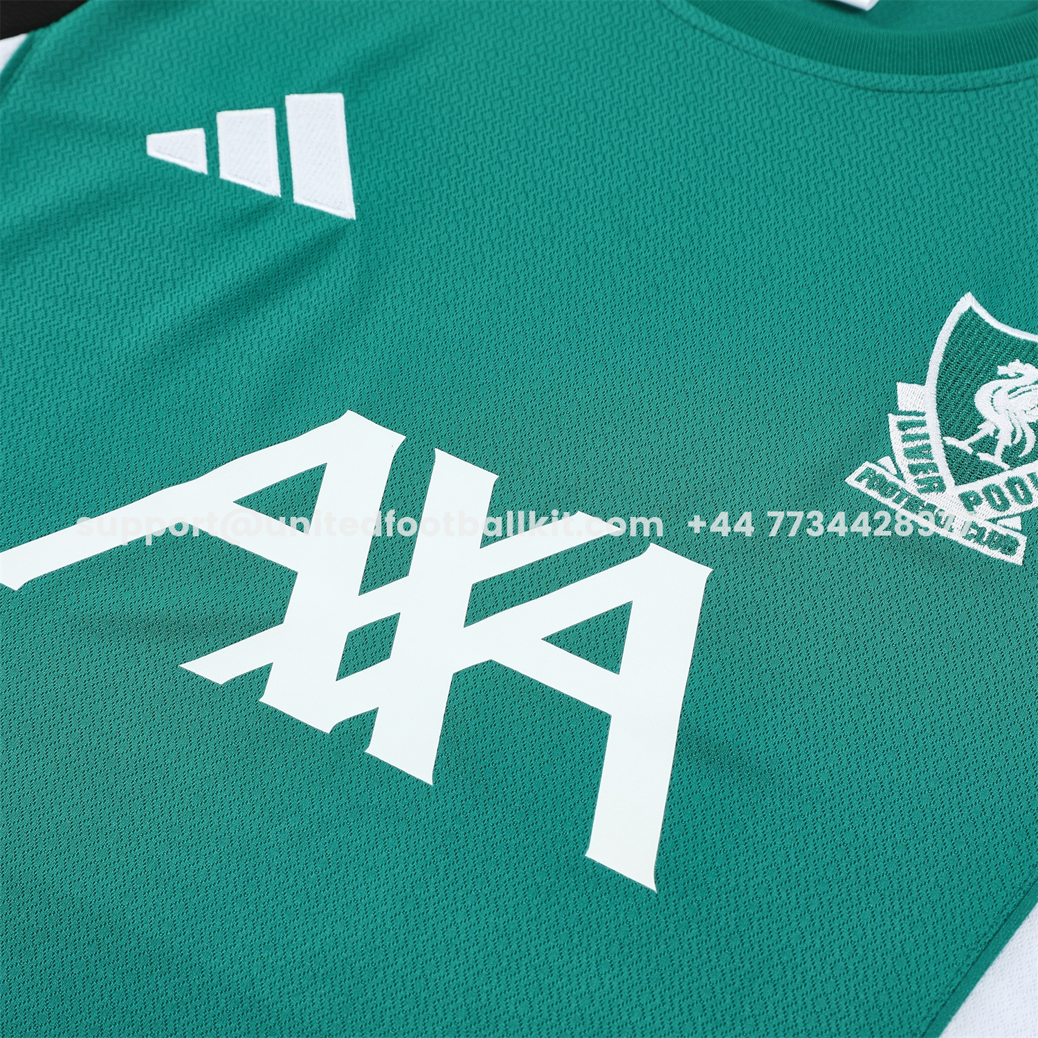 Unitedfootballkit.com | Liver.pool 25-26 Short-Sleeve Training Set - Green With Black Top & Black Shorts -Customize Name, Number and Patch | Worldwide Shipping