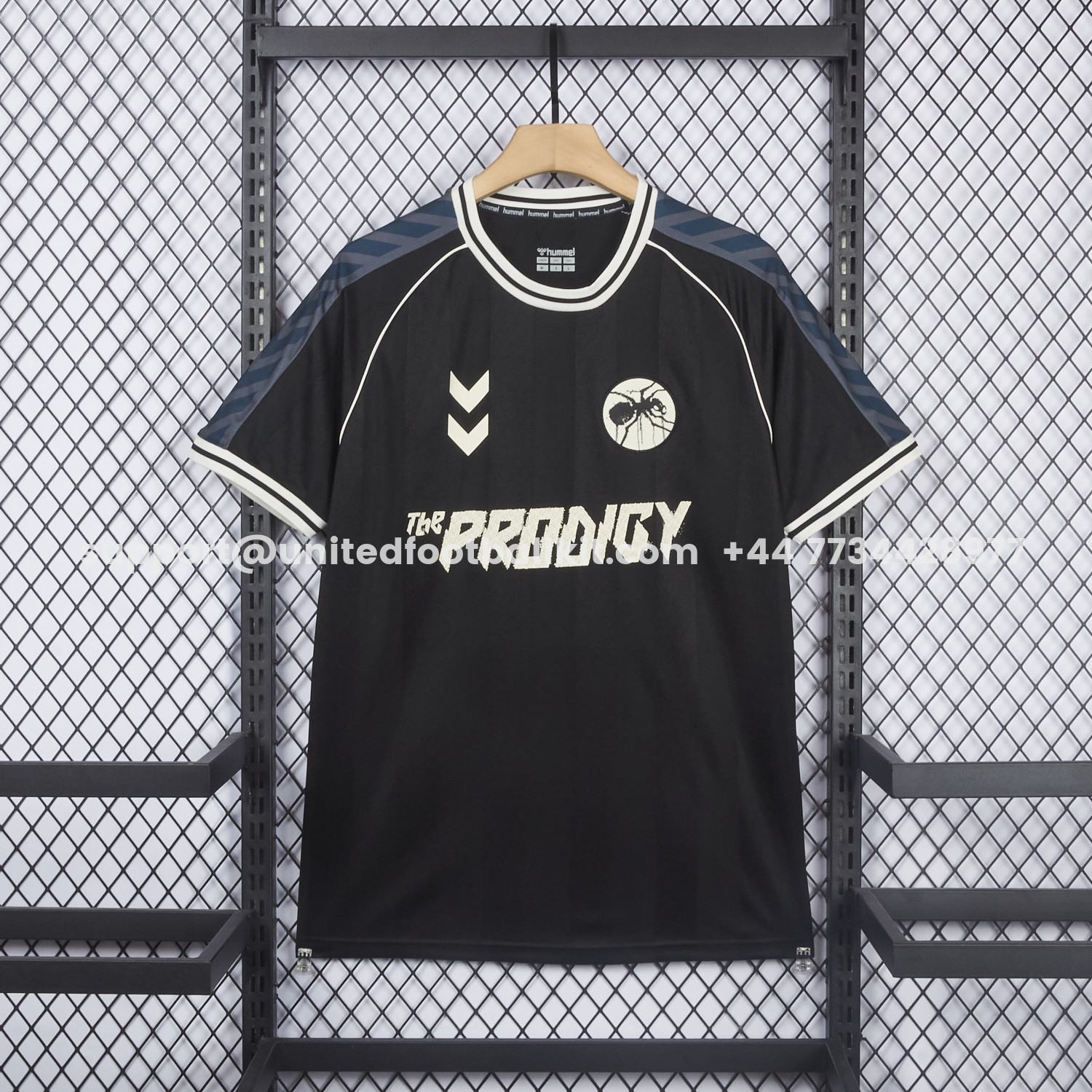 Unitedfootballkit.com | The Prodigy 2026 Black Football Jersey - Fans Version -Customize Name, Number and Patch | Worldwide Shipping