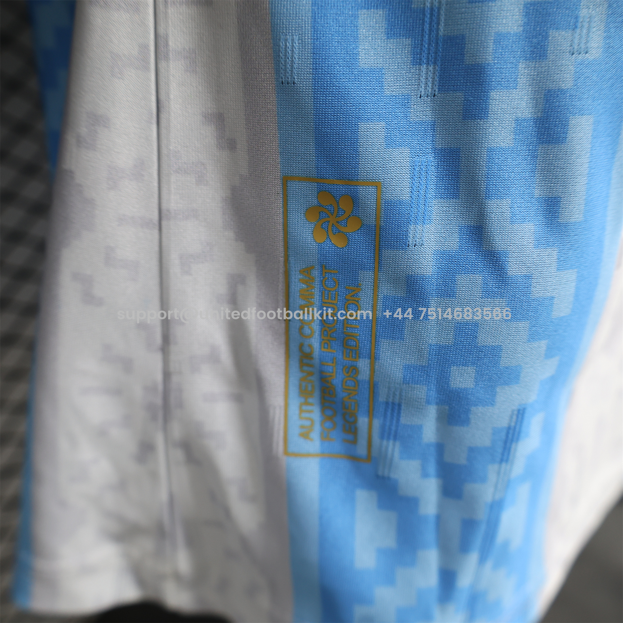 Unitedfootballkit.com | Argentina 2024-25 COMMA Messi Jersey - Player Version -Customize Name, Number and Patch | Worldwide Shipping