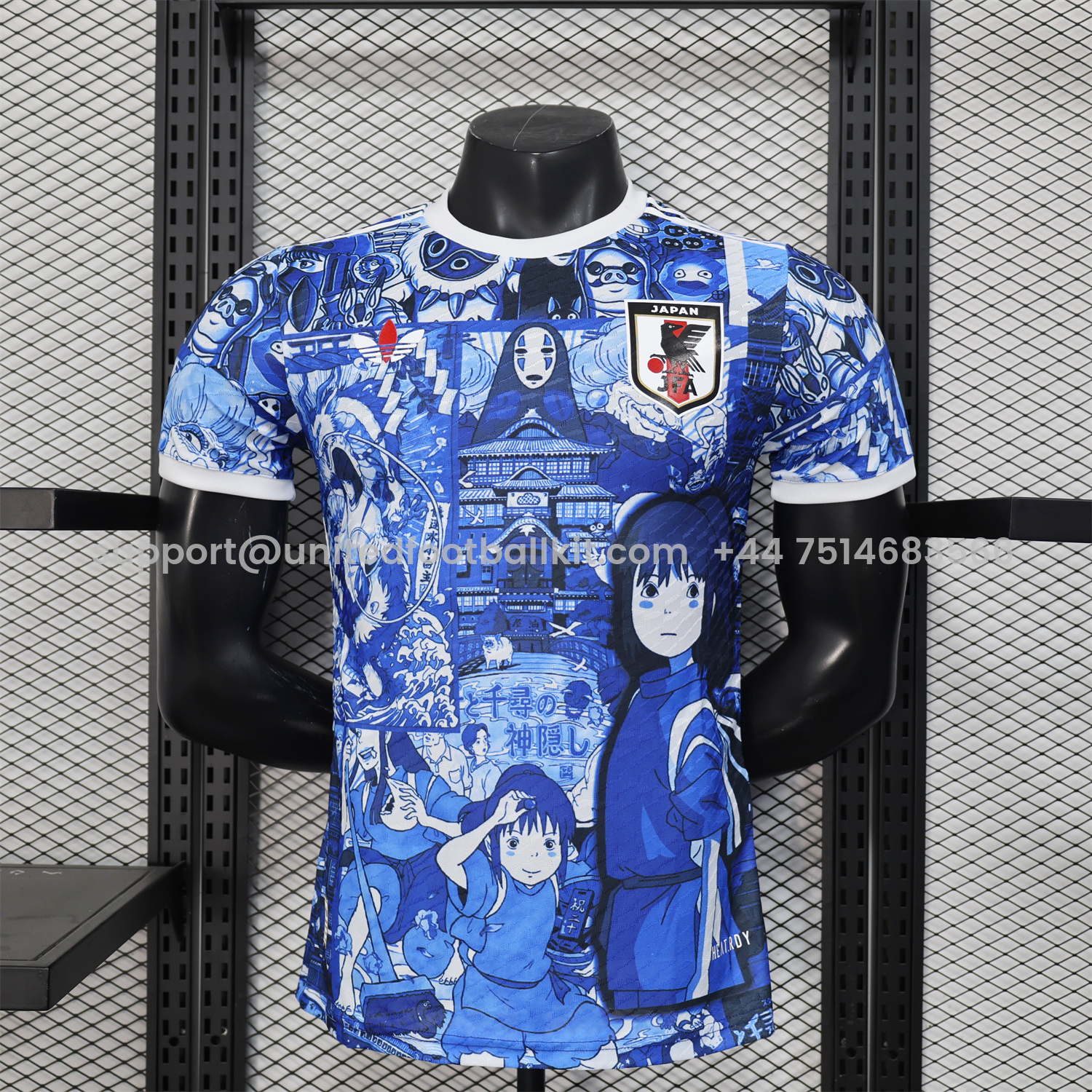 Unitedfootballkit.com | Japan 25-26 Spirited Away Blue Special Edition Jersey - Player Version -Customize Name, Number and Patch | Worldwide Shipping