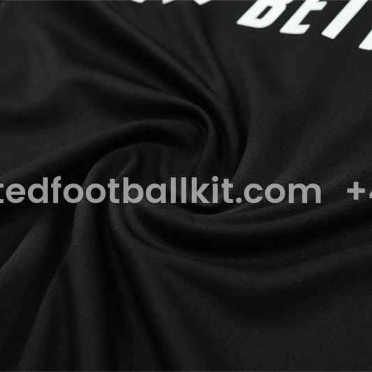 Unitedfootballkit.com | Arsenal 24-25 Long Sleeve Training Set - Black -Customize Name, Number and Patch | Worldwide Shipping
