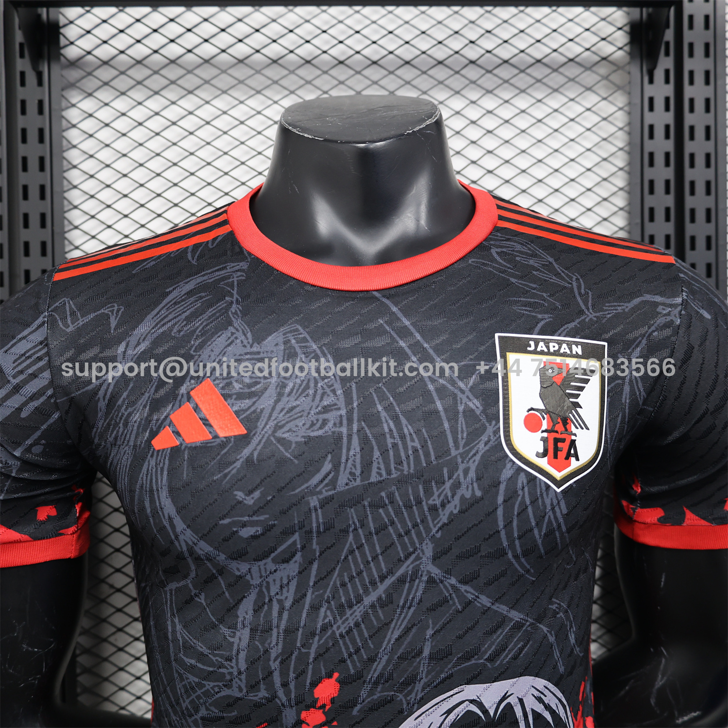 Unitedfootballkit.com | Japan 25-26 Uchiha Itachi Amaterasu Special Edition Jersey - Player Version -Customize Name, Number and Patch | Worldwide Shipping