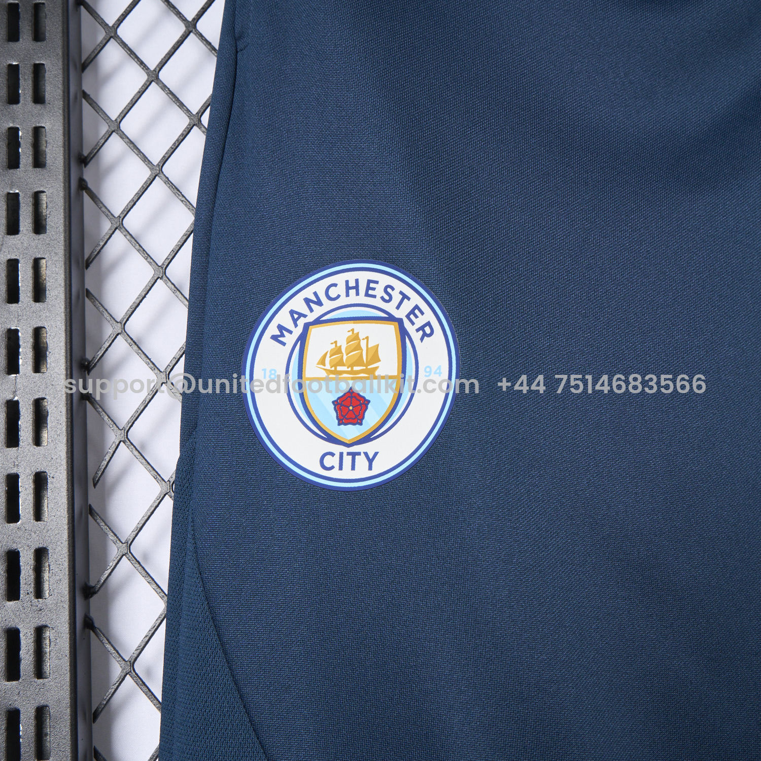 Unitedfootballkit.com | Manchester City 24-25 Deep Teal Training Pants - Player Version -Customize Name, Number and Patch | Worldwide Shipping