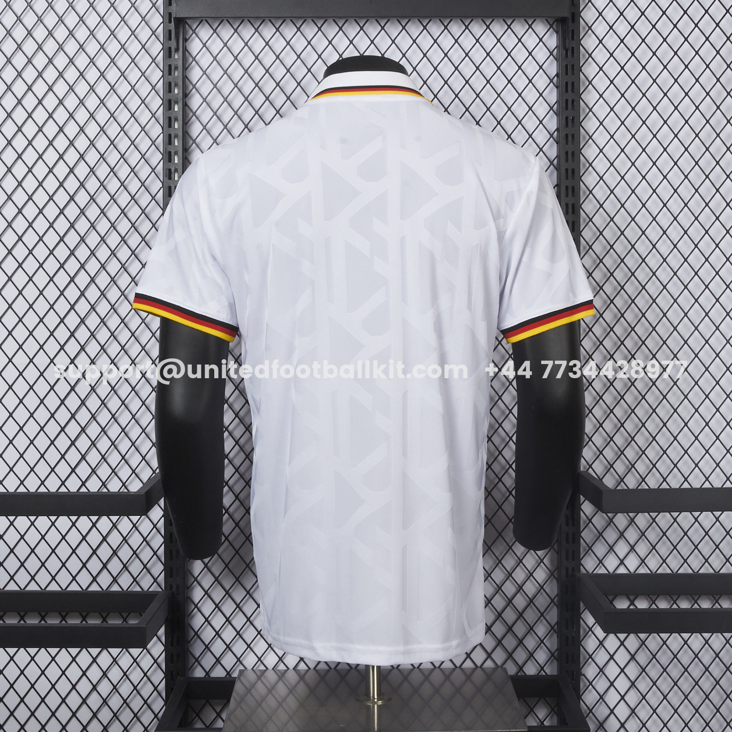 Unitedfootballkit.com | Germany 2026 White Special Edition Polo Jersey - Player Version -Customize Name, Number and Patch | Worldwide Shipping
