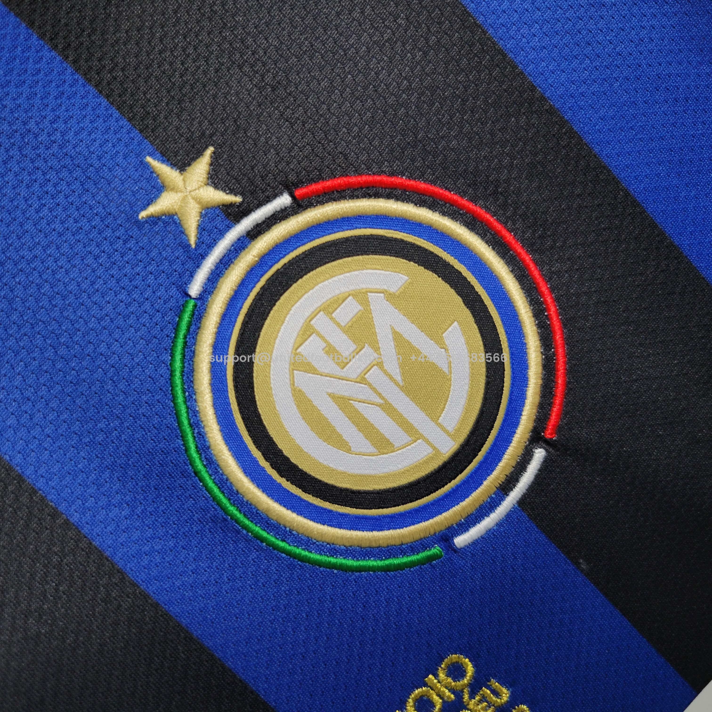 Unitedfootballkit.com | Retro Inter Milan 09-10 Home Stadium Jersey - Champions League Final -Customize Name, Number and Patch | Worldwide Shipping