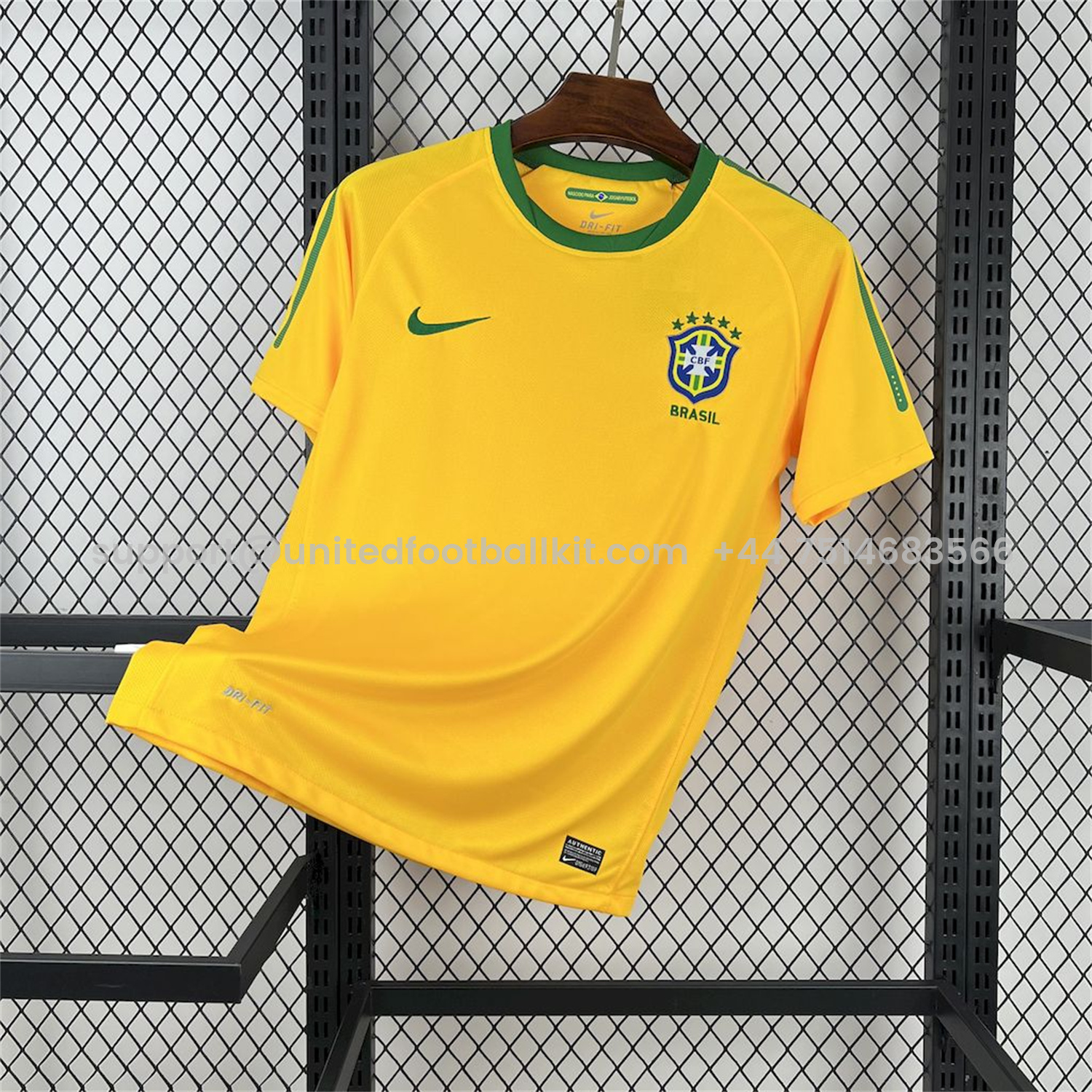Unitedfootballkit.com | Retro Brazil 2010 Home Jersey -Customize Name, Number and Patch | Worldwide Shipping