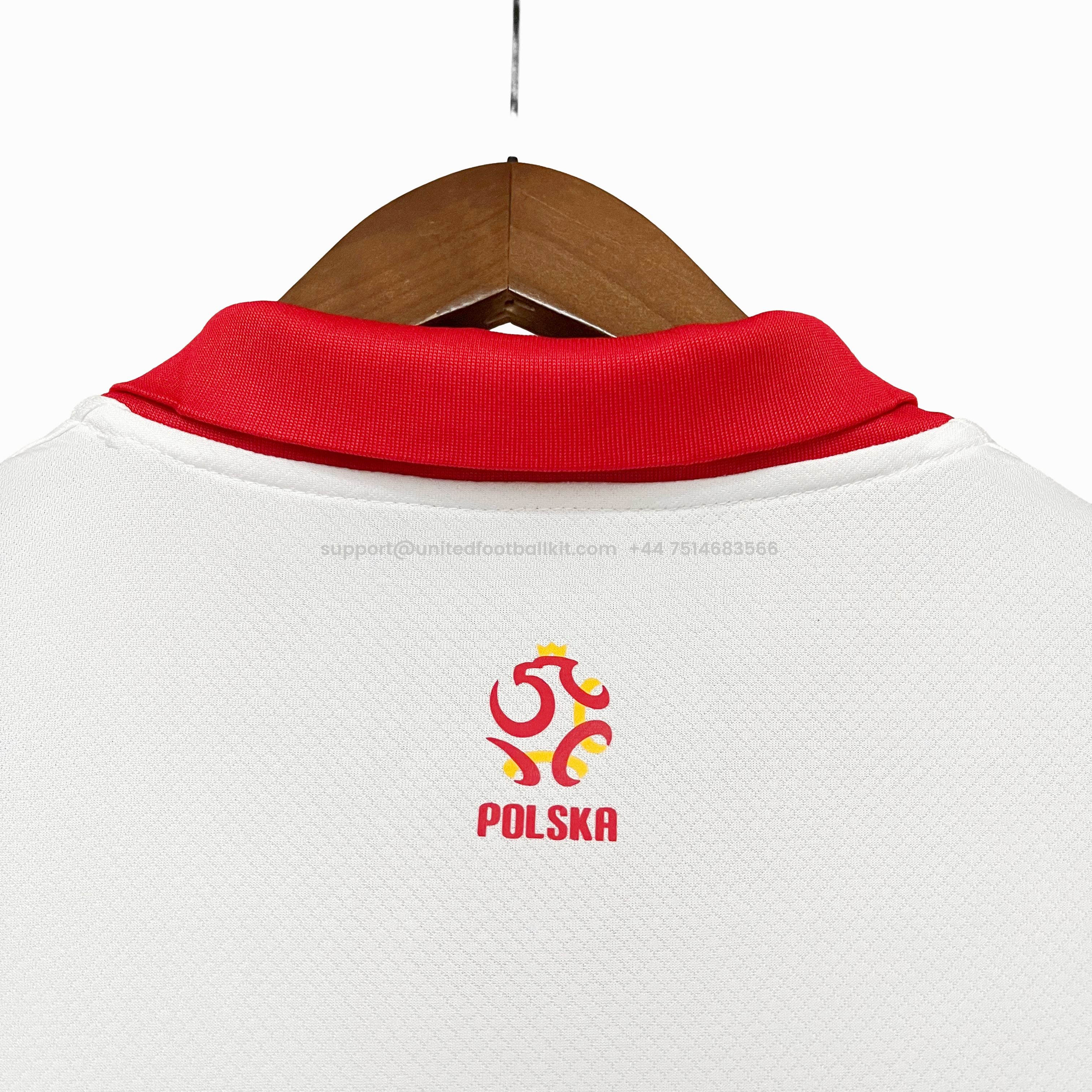 Unitedfootballkit.com | Poland 2024 Home Stadium Jersey - Fans Version -Customize Name, Number and Patch | Worldwide Shipping