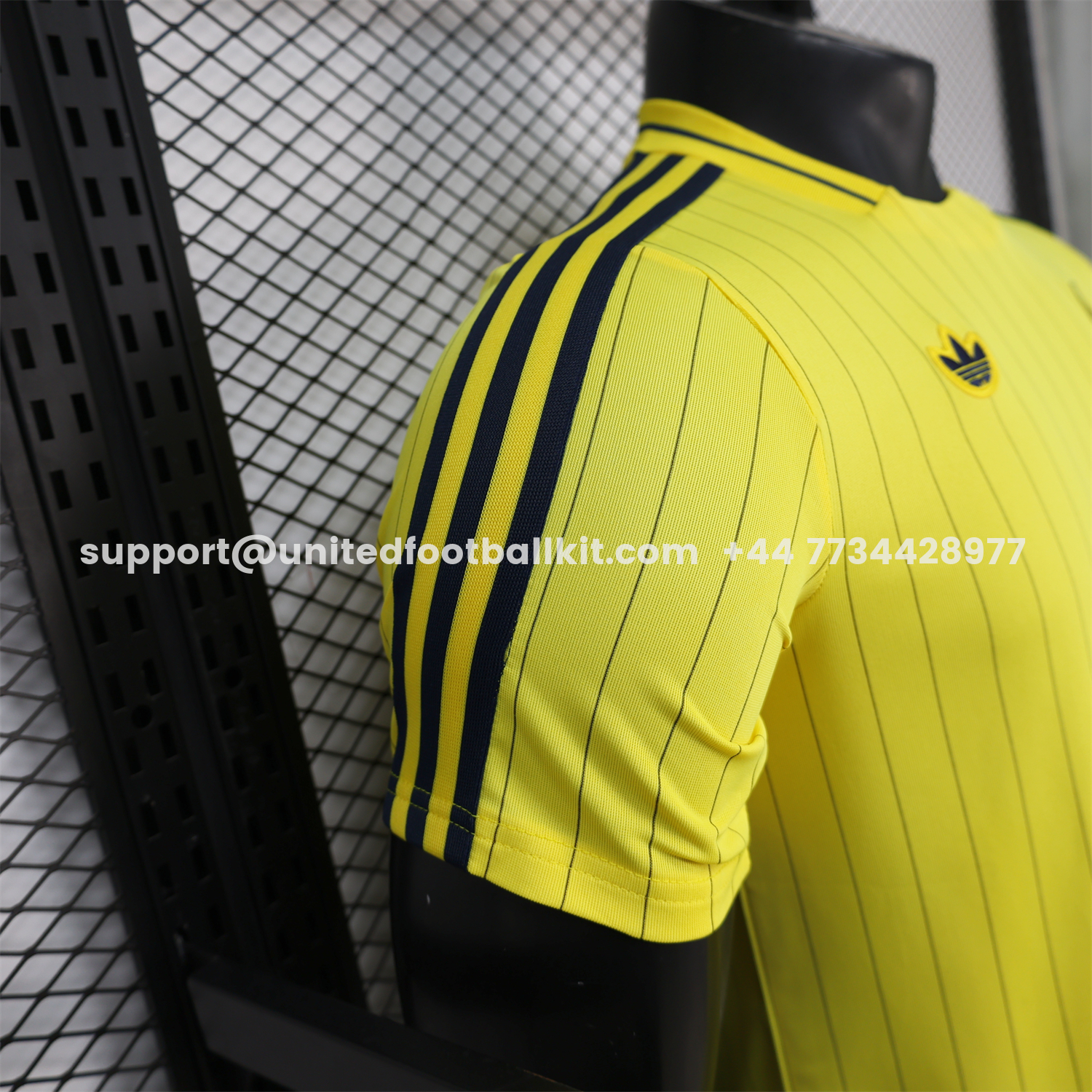 Unitedfootballkit.com | Al Nassr Riyadh Victory 25-26 Terrace Icon Retro Casual Style Yellow Jersey - Player Version -Customize Name, Number and Patch | Worldwide Shipping