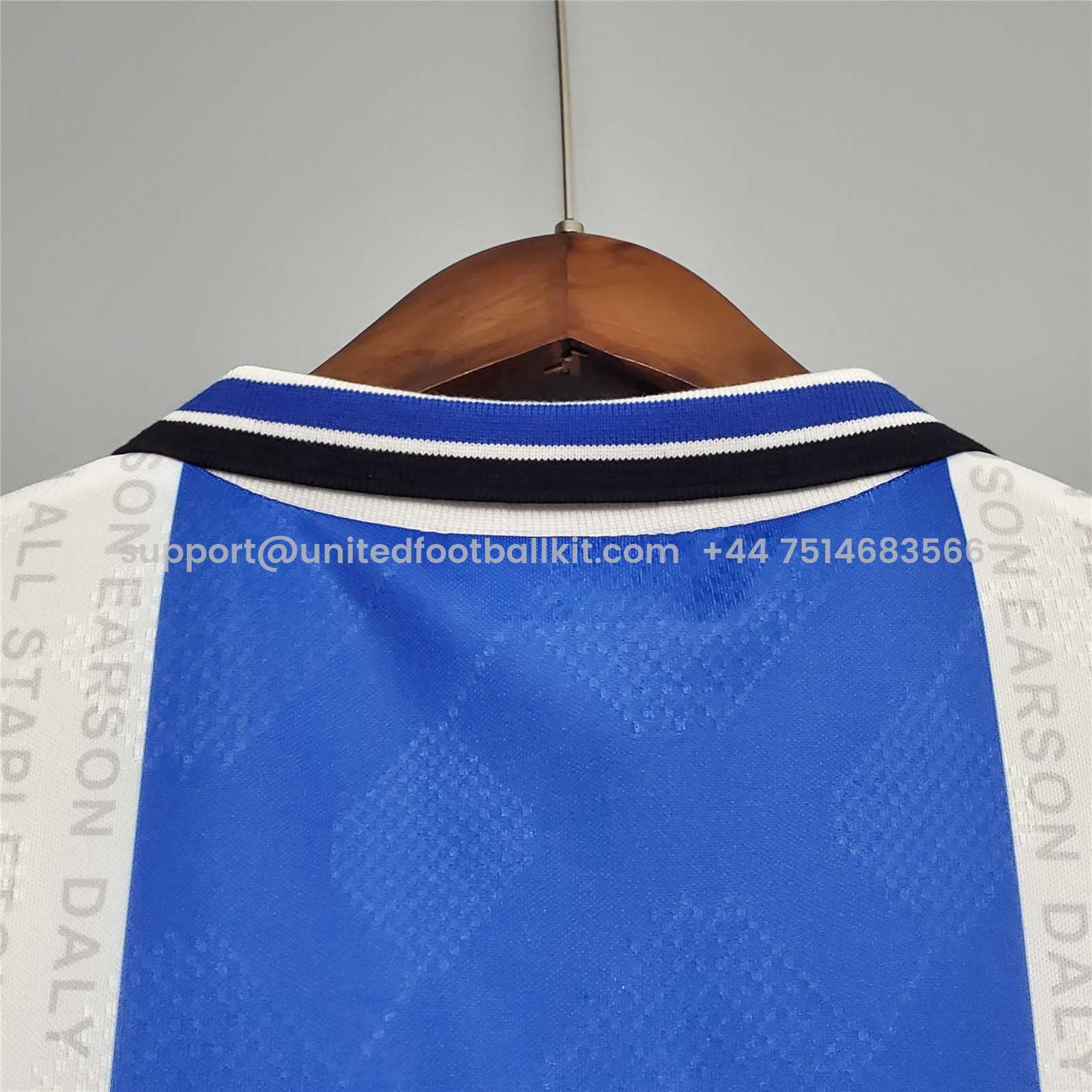 Unitedfootballkit.com | Retro Manchester United 94-96 Away Jersey -Customize Name, Number and Patch | Worldwide Shipping