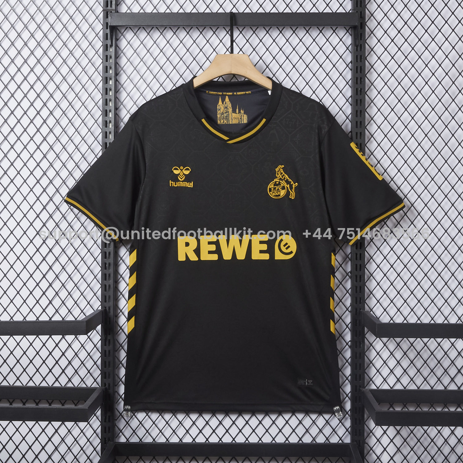 Unitedfootballkit.com | Köln 25-26 Third Black Jersey - Fans Version -Customize Name, Number and Patch | Worldwide Shipping