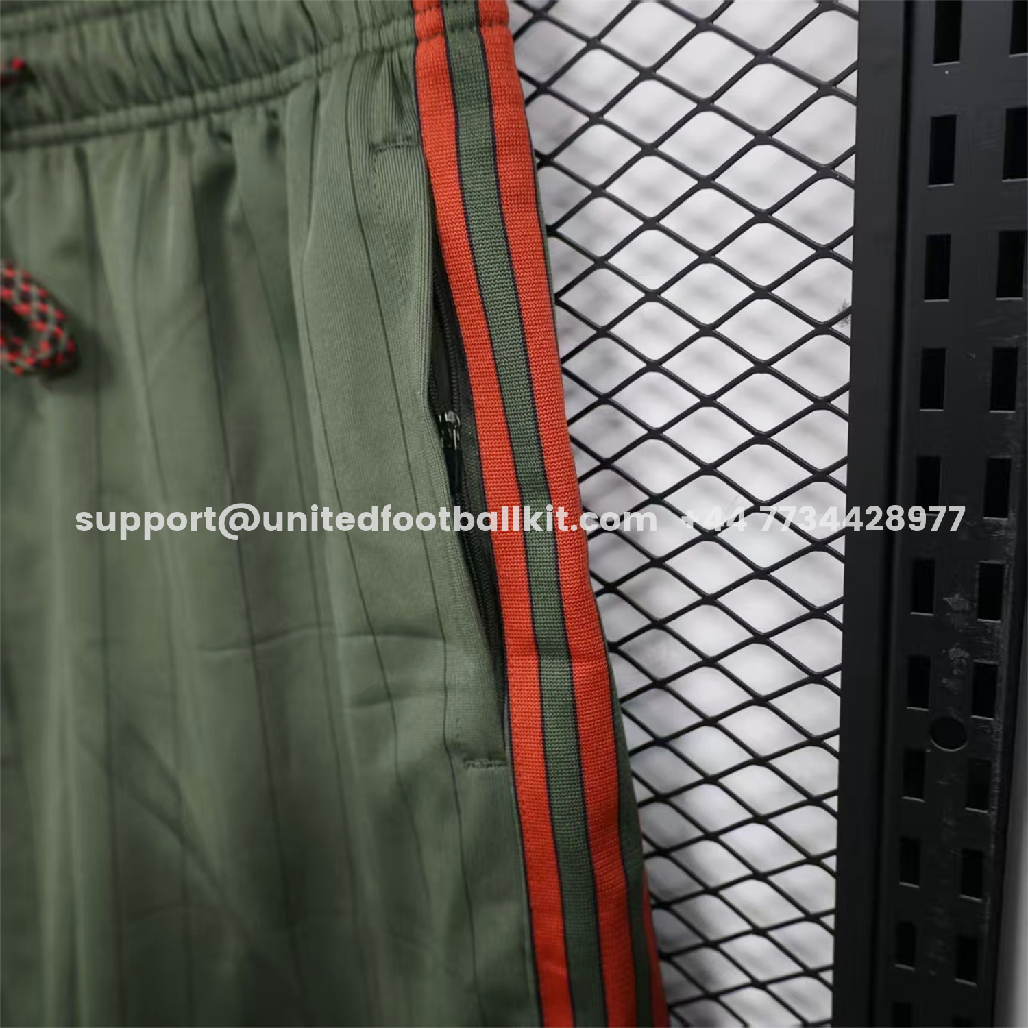 Unitedfootballkit.com | Bayern Munich 25-26 Trefoil Grey Green Travel Shorts - Player Version -Customize Name, Number and Patch | Worldwide Shipping