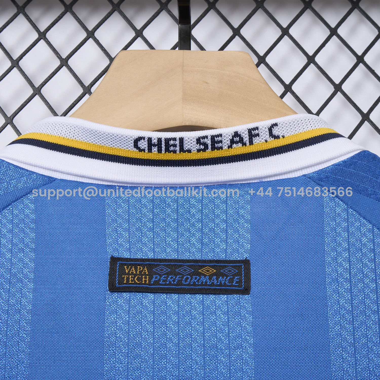 Unitedfootballkit.com | Retro C.H.E.L.S.E.A 1997-99 Home Jersey -Customize Name, Number and Patch | Worldwide Shipping