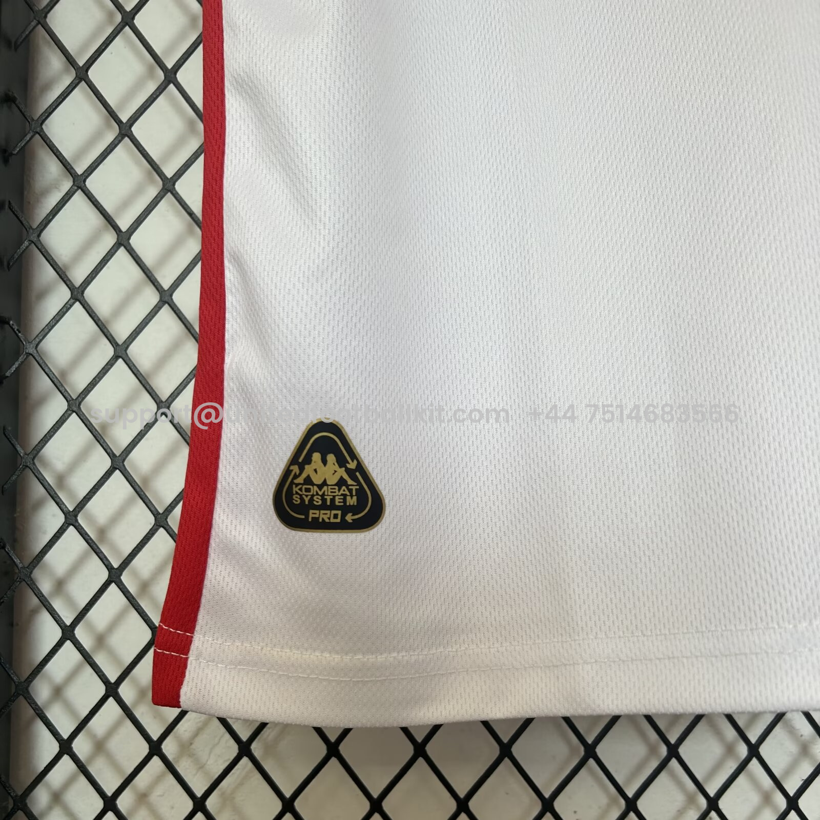 Unitedfootballkit.com | AS Monaco 24-25 Home Jersey - Fans Version -Customize Name, Number and Patch | Worldwide Shipping