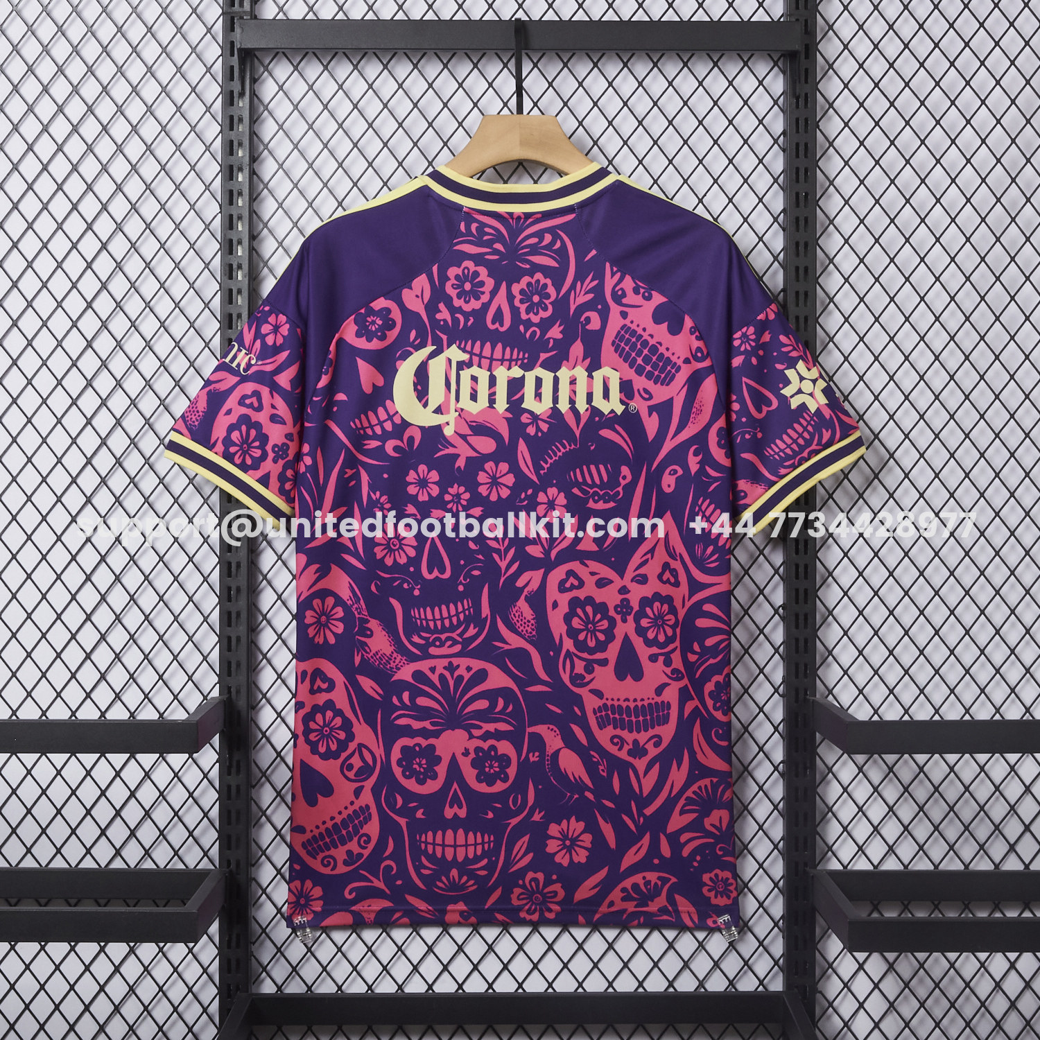 Unitedfootballkit.com | Club América 25-26 Día de Muertos Purple Jersey - Fans Version -Customize Name, Number and Patch | Worldwide Shipping