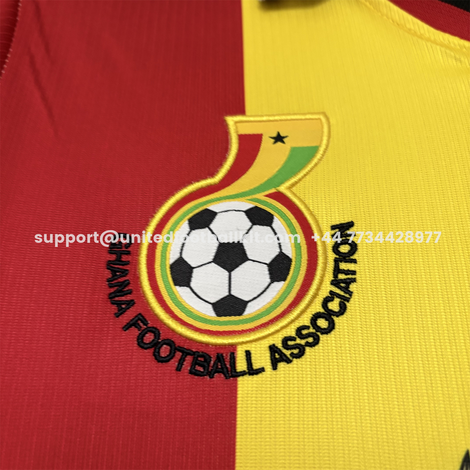 Unitedfootballkit.com | Ghana 2026 Red Yellow Green Jersey - Fans Version -Customize Name, Number and Patch | Worldwide Shipping