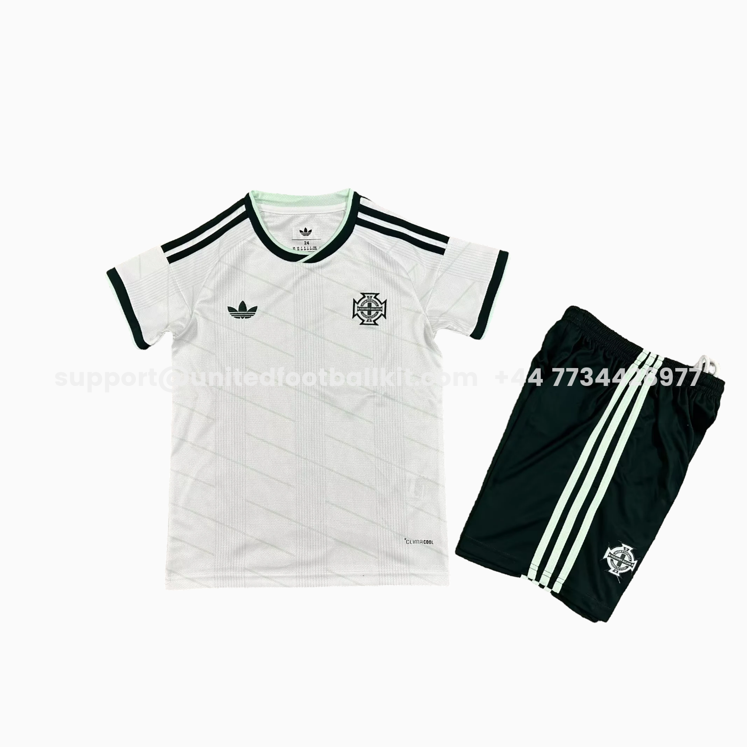 Unitedfootballkit.com | Northern Ireland 2026 Away Kids Kit -Customize Name, Number and Patch | Worldwide Shipping