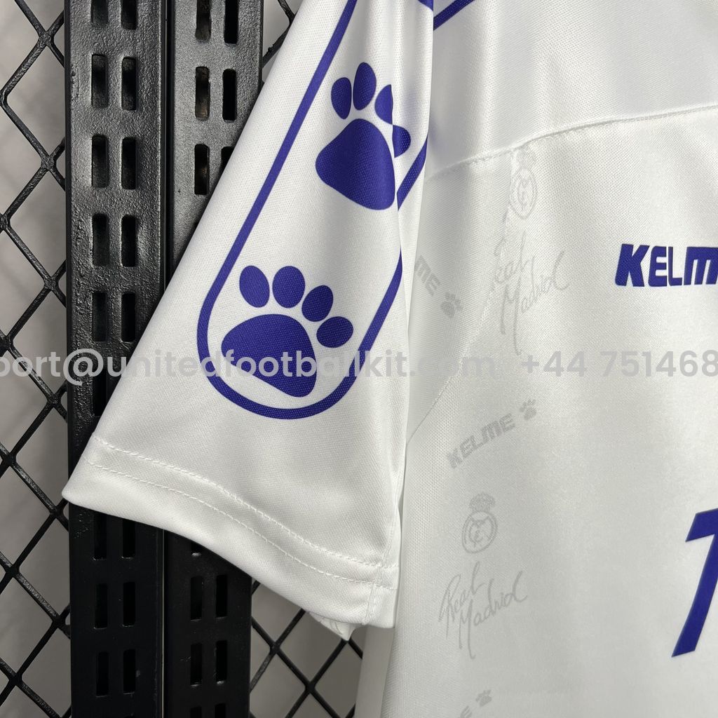 Unitedfootballkit.com | Retro Real Madrid 1994-96 Home Jersey -Customize Name, Number and Patch | Worldwide Shipping