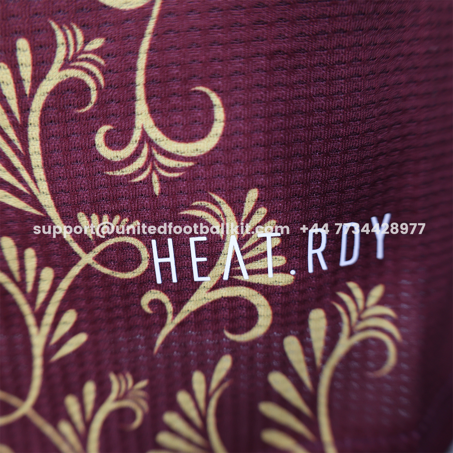 Unitedfootballkit.com | Algeria 25-26 Burgundy Jersey with Chest Pattern Decoration - Player Version -Customize Name, Number and Patch | Worldwide Shipping