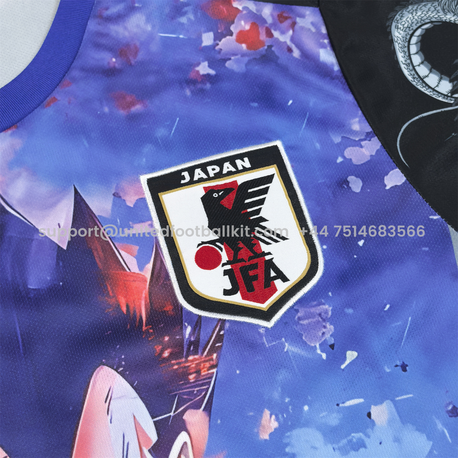 Unitedfootballkit.com | Japan 25-26 Bejita Blue And Black Special Jersey - Fans Version -Customize Name, Number and Patch | Worldwide Shipping