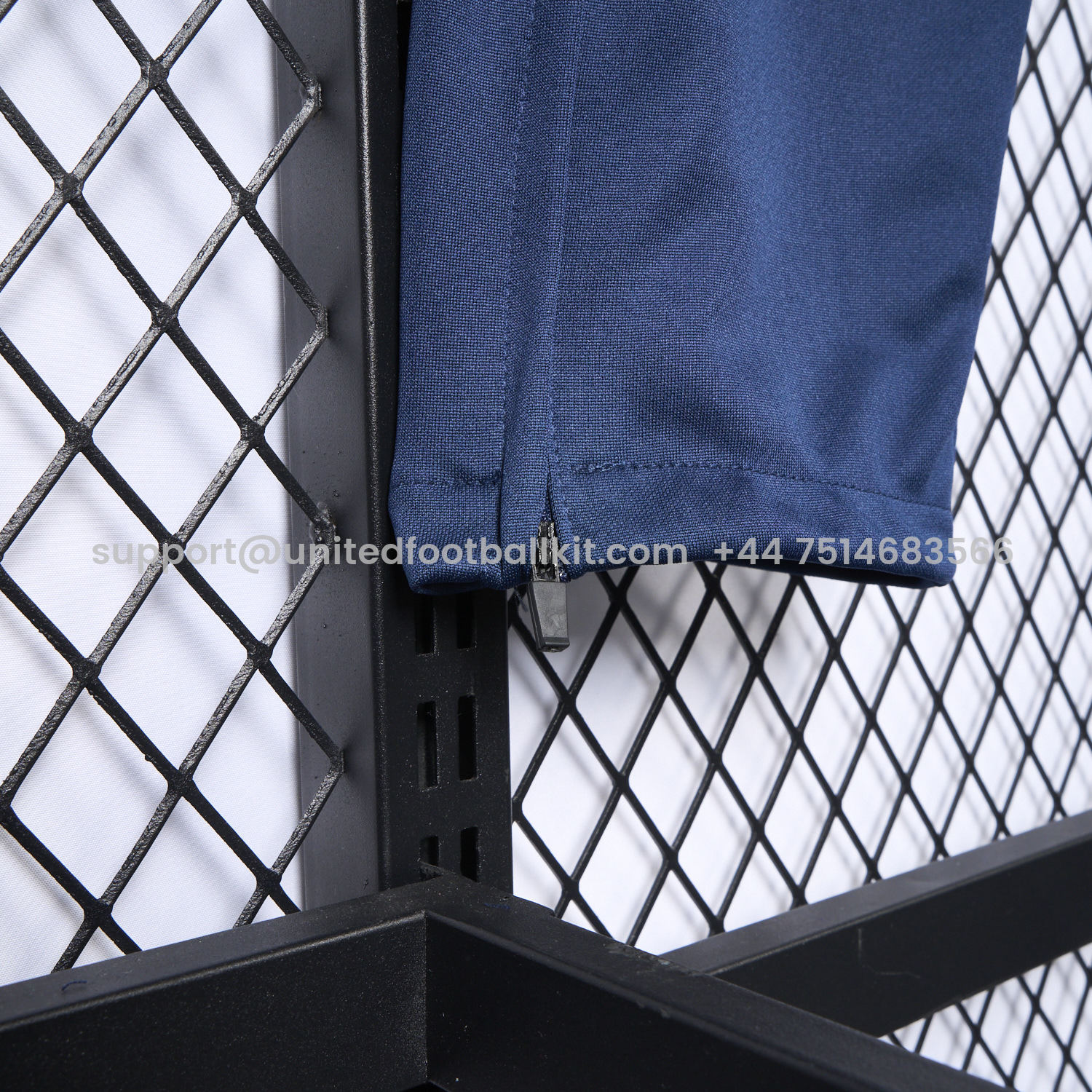 Unitedfootballkit.com | Olympique Lyonnais Lyon 24-25 Navy Blue Training Pants - Player Version -Customize Name, Number and Patch | Worldwide Shipping