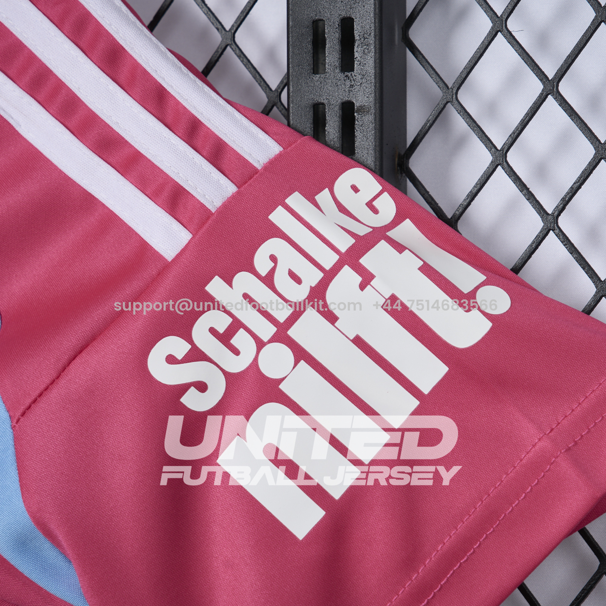 Unitedfootballkit.com | Schalke 04 24-25 GK Pink October Jersey - Fans Version -Customize Name, Number and Patch | Worldwide Shipping