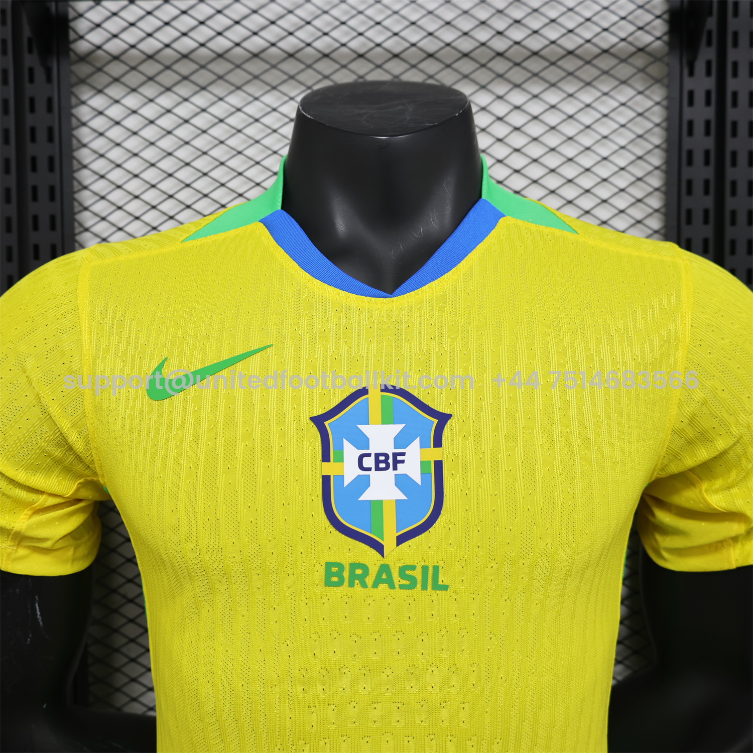 Unitedfootballkit.com | Brazil 2025 Women's Team Home Jersey - Men's Player Version -Customize Name, Number and Patch | Worldwide Shipping