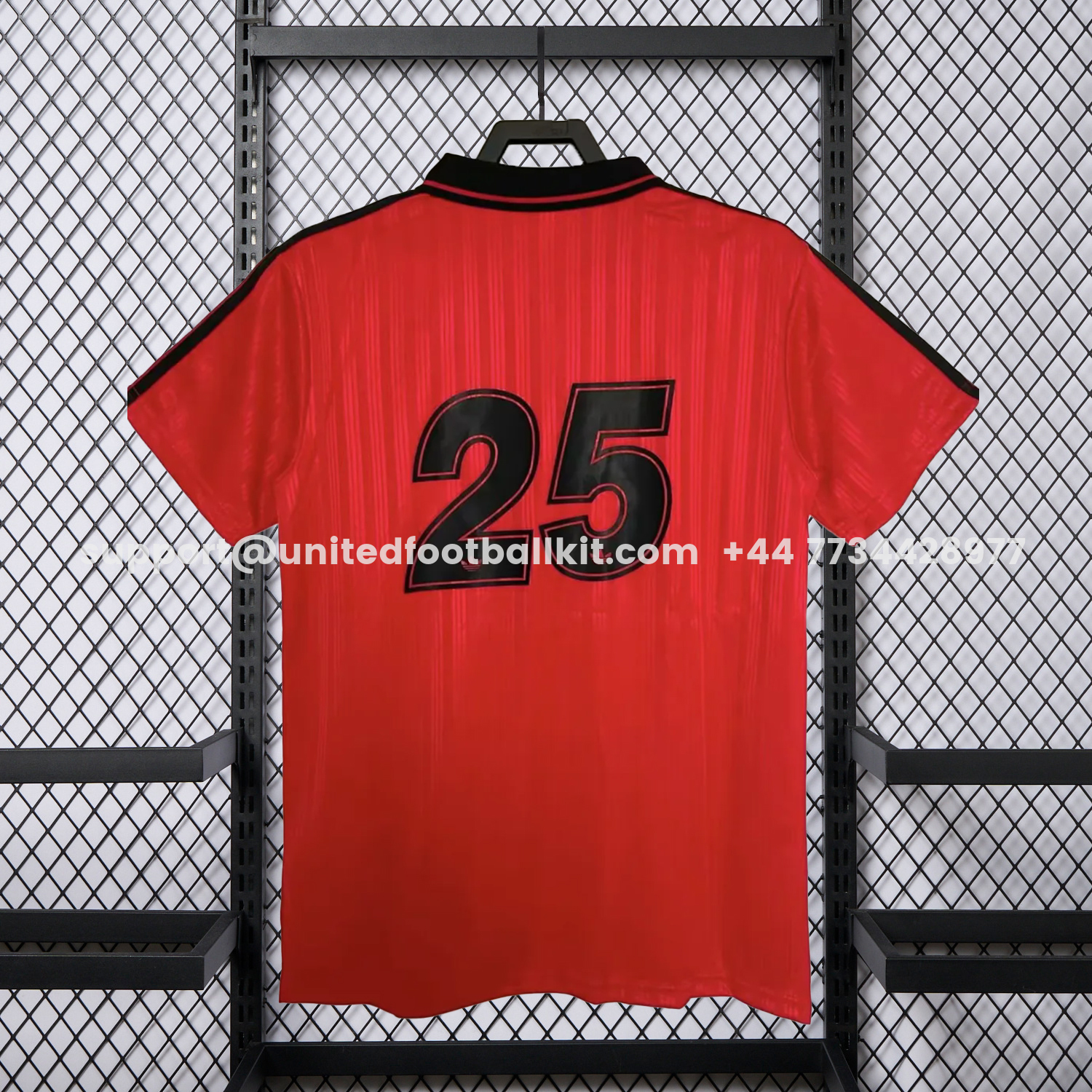 Unitedfootballkit.com | Bohemian 25-26 Oasis Originals Tour Red Jersey With Number 25 - Fans Version -Customize Name, Number and Patch | Worldwide Shipping