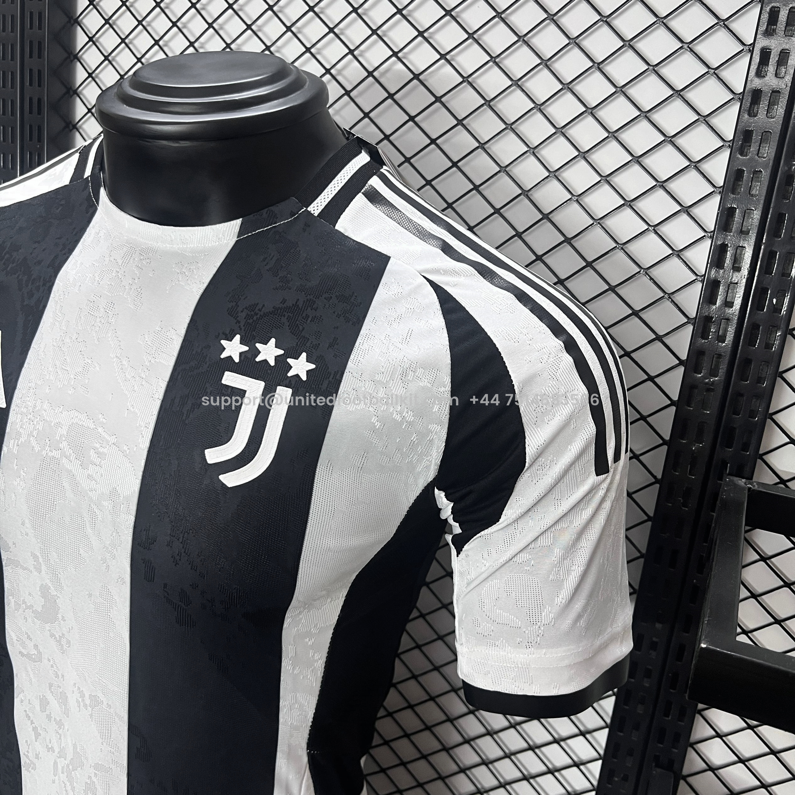 Unitedfootballkit.com | Juventus 24-25 Home Stadium Jersey - Player Version -Customize Name, Number and Patch | Worldwide Shipping