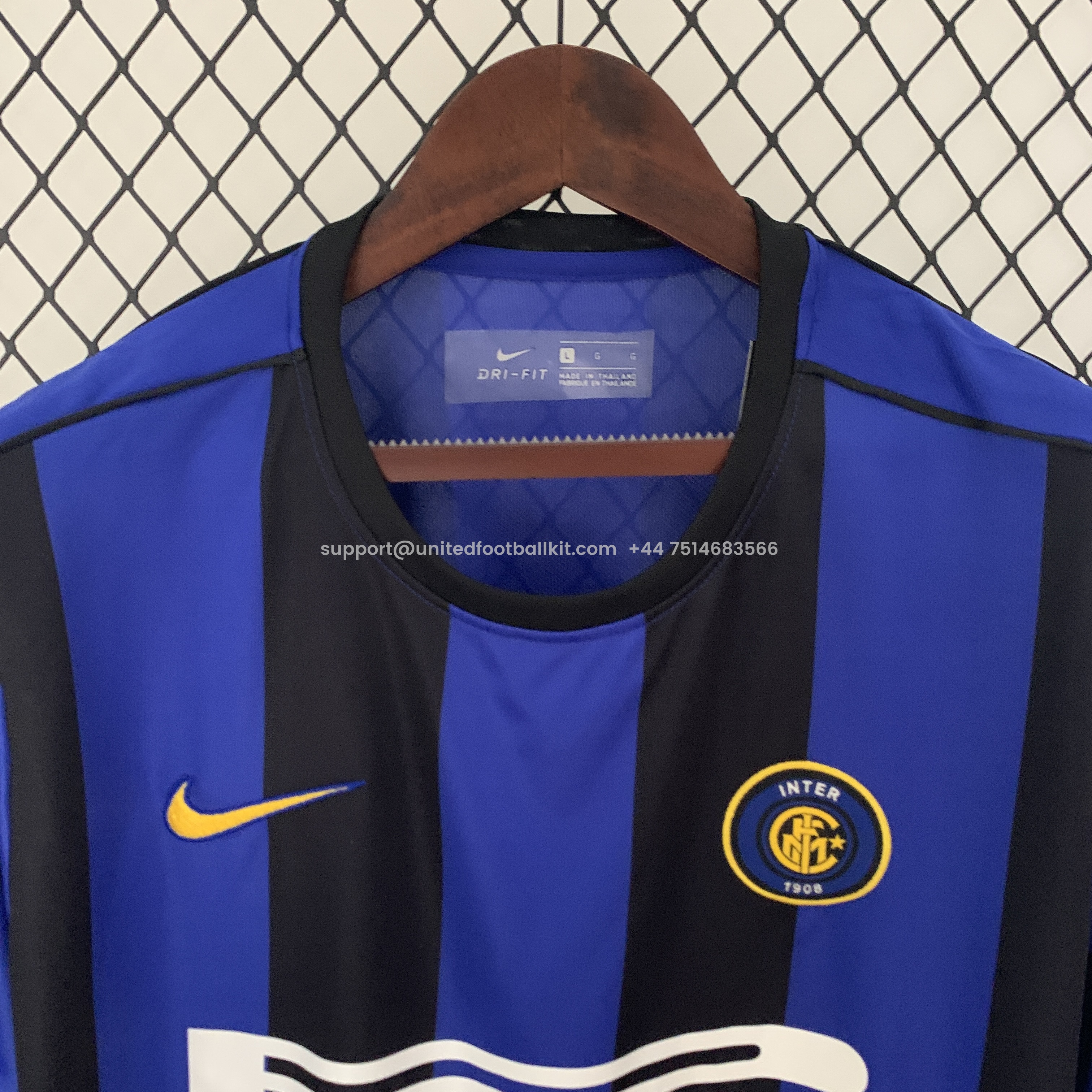 Unitedfootballkit.com | Retro Inter Milan 1999-00 Home Stadium Jersey -Customize Name, Number and Patch | Worldwide Shipping